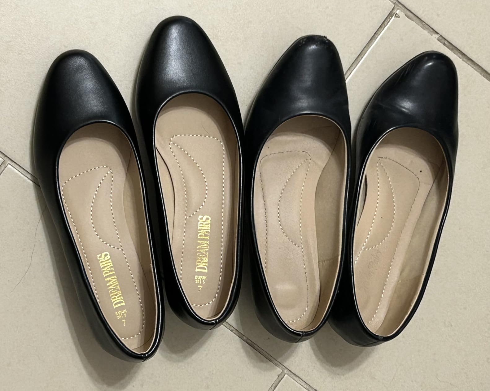DREAM PAIRS Women's Mila Low Chunky Heel Pump Shoes customer photo 2