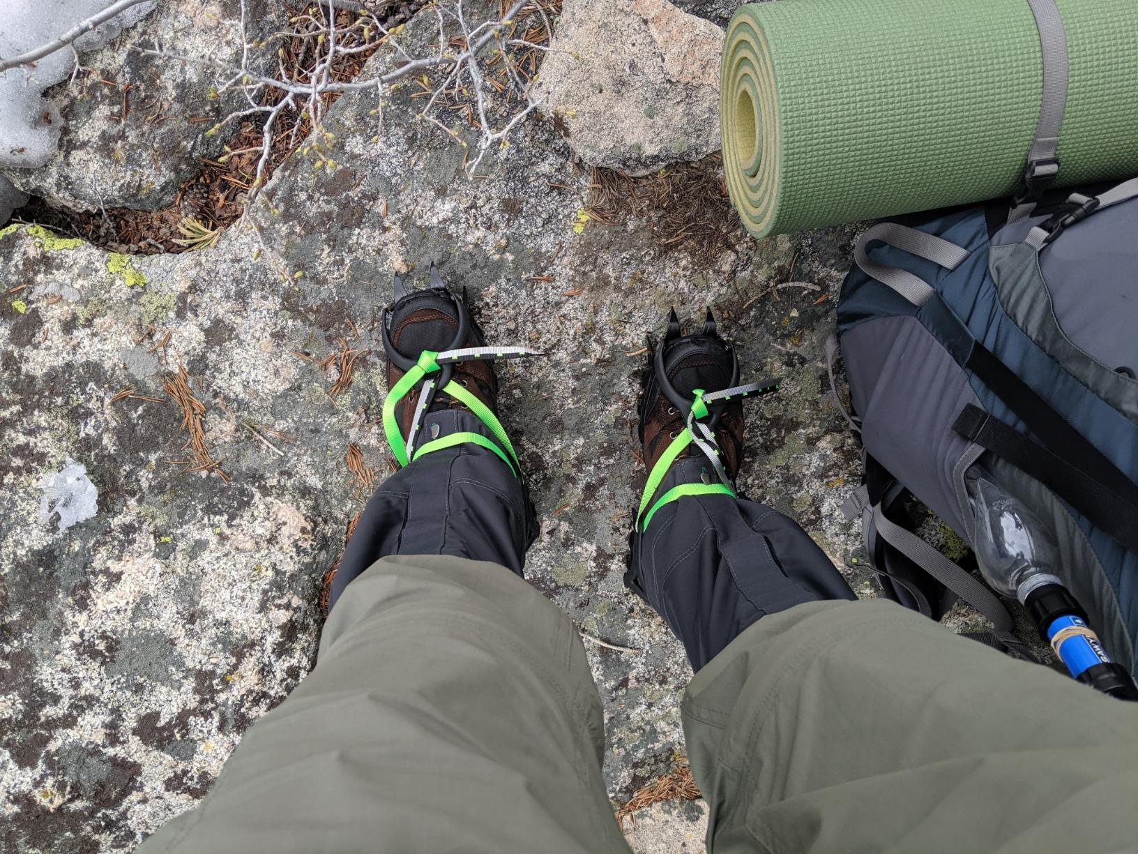 BRS HuaYe Professional Edition Fourteen Teeth Ice Crampons Winter Snow Boot Shoe Covers Gripper BRS-S1A customer photo 2