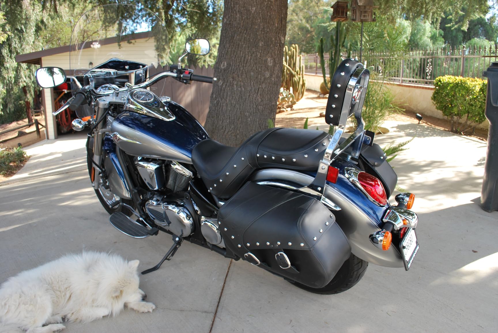 XYZCTEM All Weather Black XXXL Large-Waterproof Outdoor Protects Fits up to 118 inch for Harley Davidson, Honda, Suzuki, Yamaha and More customer photo 2