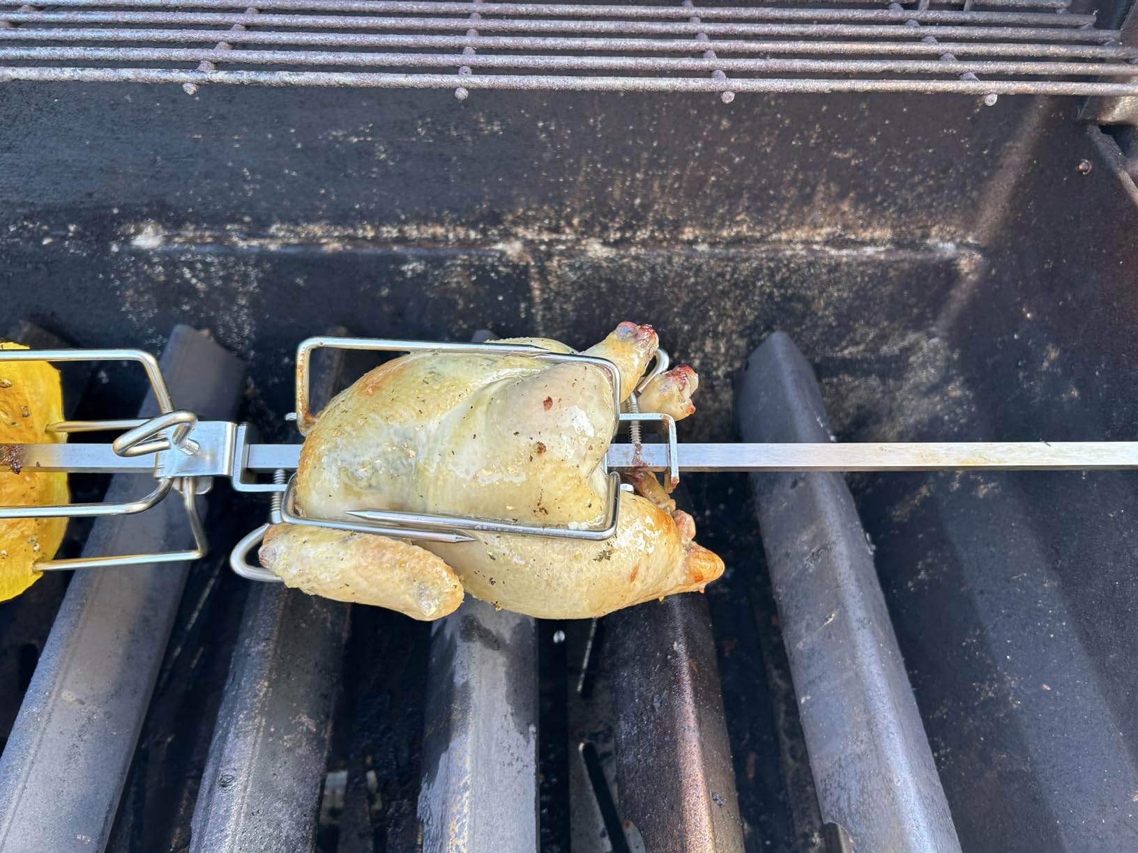 onlyfire Stainless Steel Grill Rotisserie Kit Replacement for Weber Genesis II and Genesis II LX 4 & 6 Burner Gas Grills, NOT FIT 2022 Genesis 400 Series Grills customer photo 2