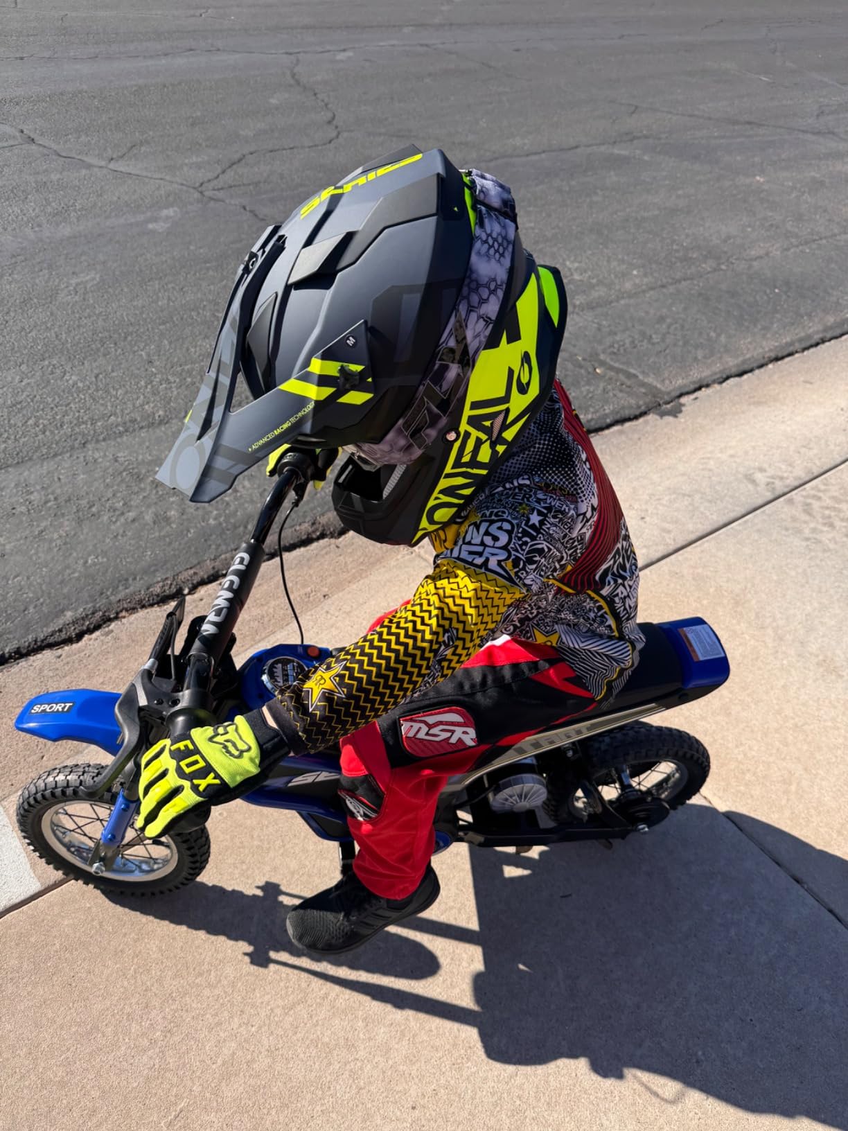 O'NEAL 2 SRS SPYDE Helmet BLK/N.YEL customer photo 2