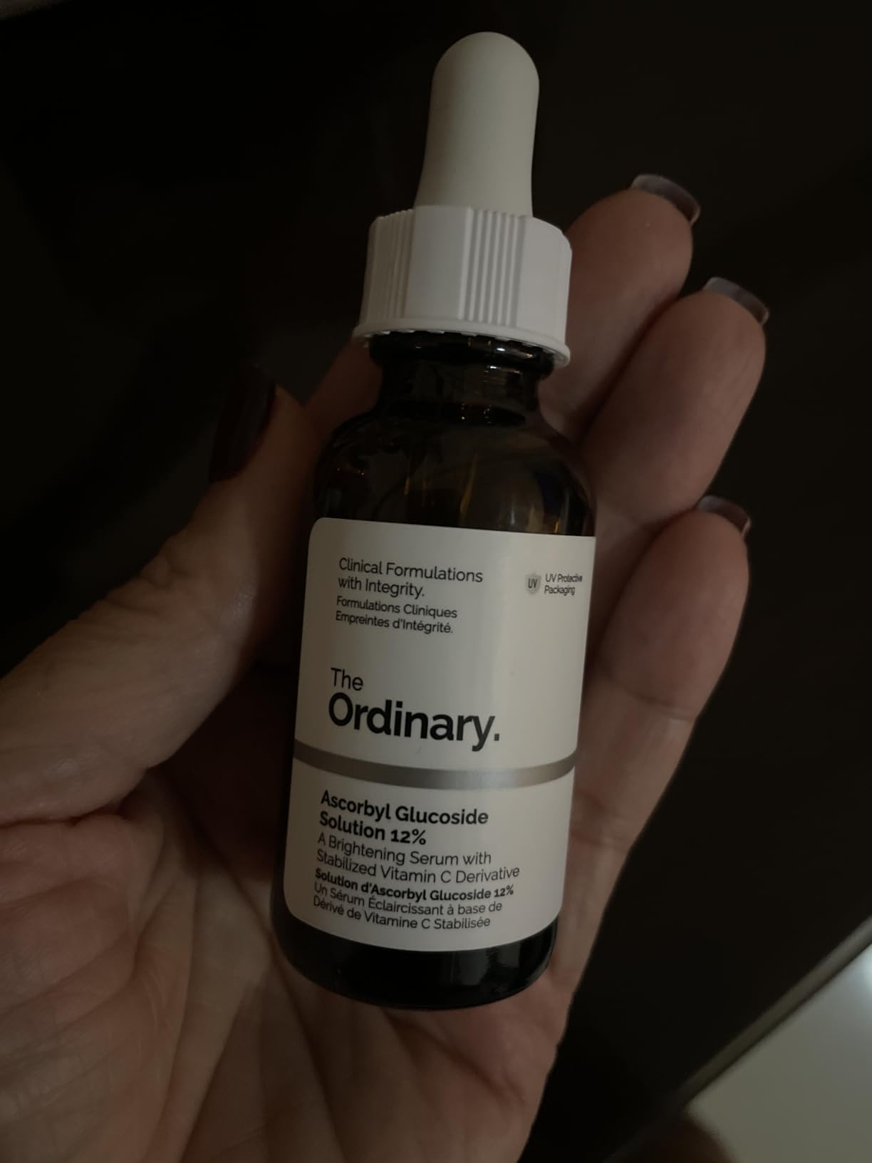 The Ordinary Ascorbyl Glucoside Solution 12%, Vitamin C Serum for Even Skin Tone and Antioxidant Protection, 1 Fl Oz customer photo 1