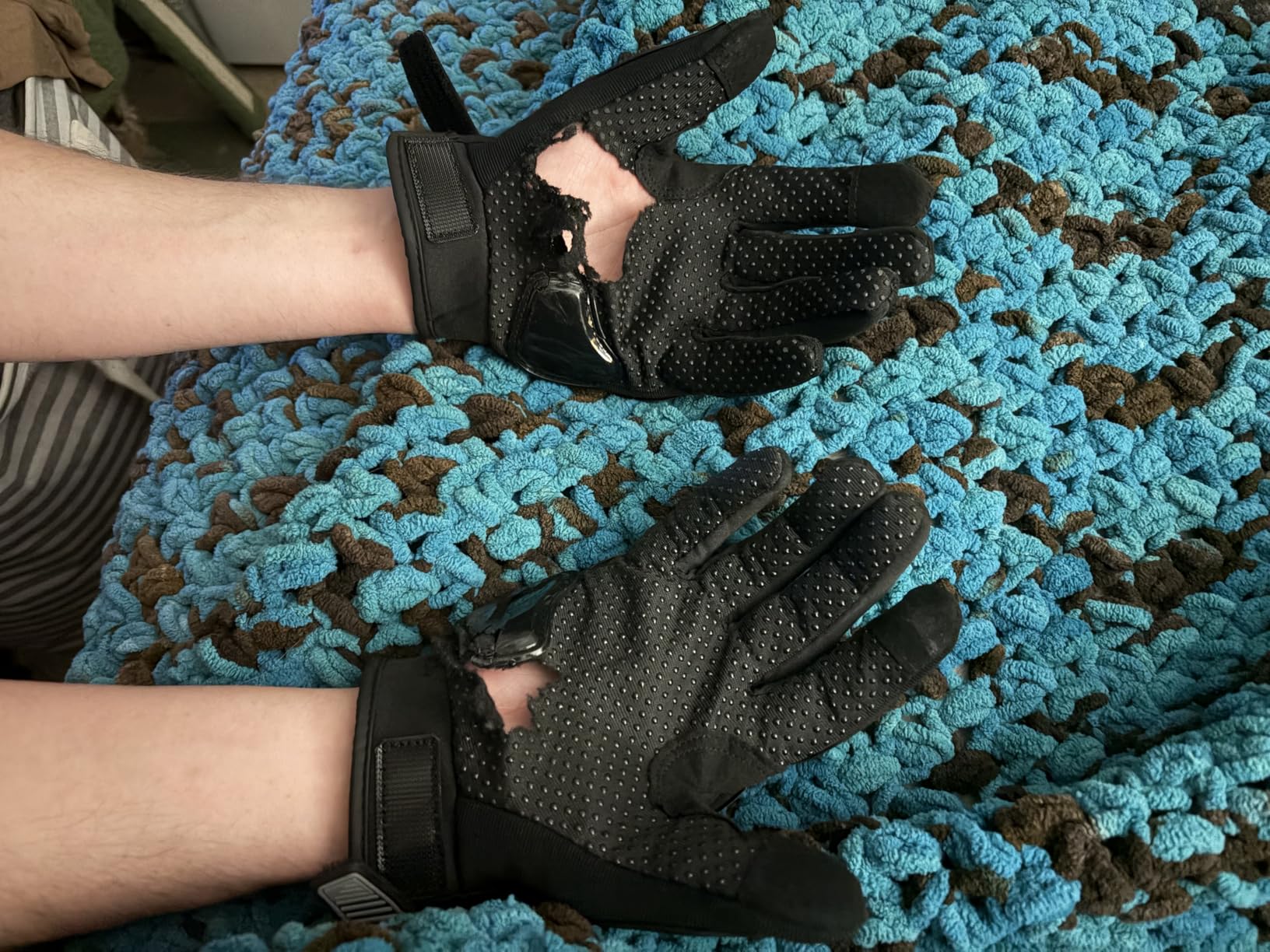 COFIT Motorcycle Gloves for Men and Women, Full Finger Touchscreen Motorbike Gloves for BMX ATV MTB Riding customer photo 1