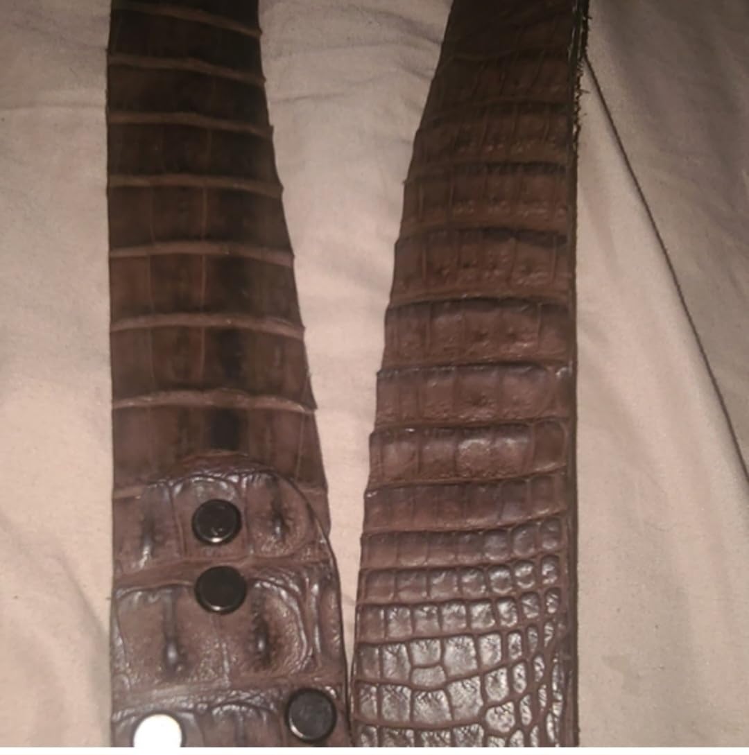KEECOW Men's 100% Italian Cow Leather Belt Men With Anti-Scratch Buckle,Packed in a Box customer photo 2