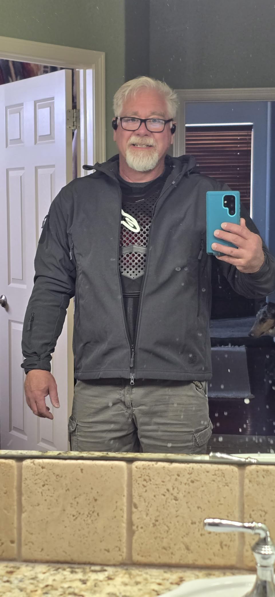 TACVASEN Men's Special Ops Military Tactical Soft Shell Rain Warm Fleece Lined Jacket Winter Hood Coat Hiking Snowboard customer photo 2