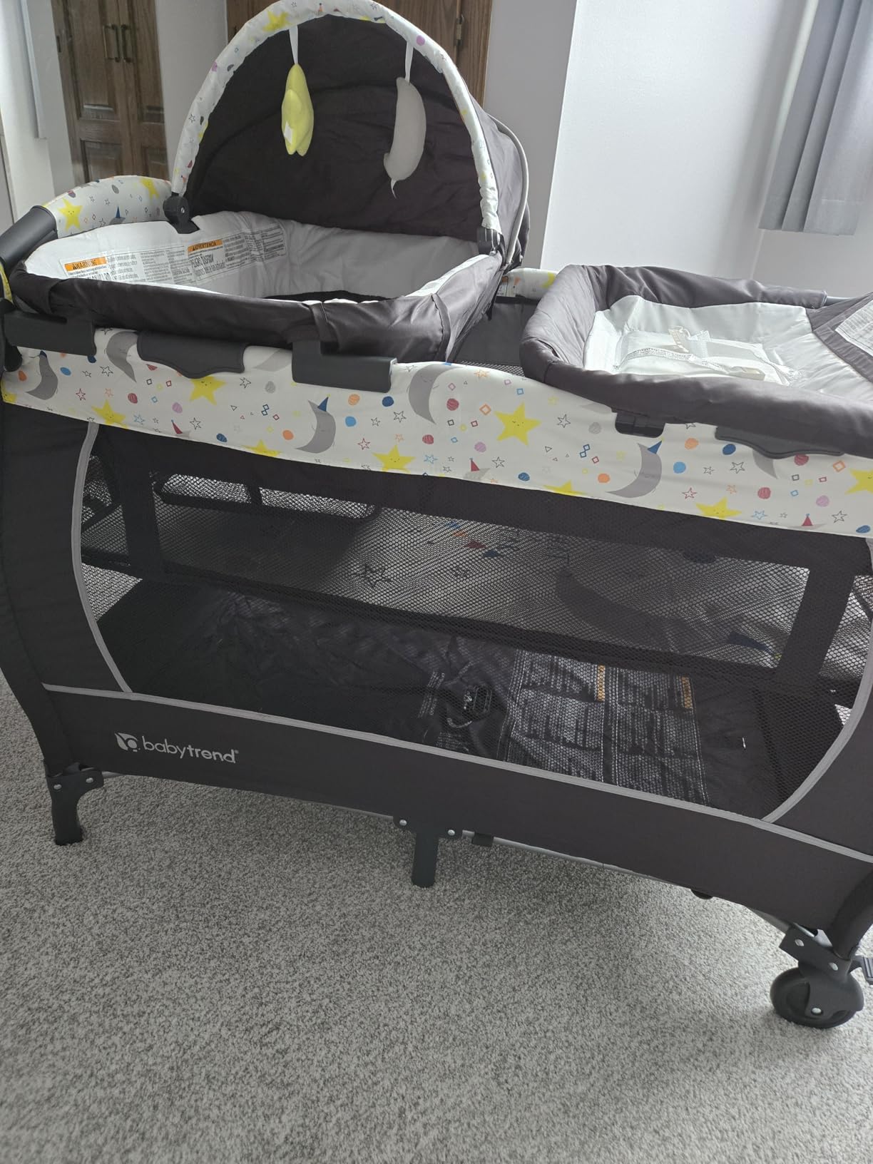 Baby Trend Lil' Snooze Deluxe II Nursery Center, Twinkle Twinkle Little Moon customer photo 2