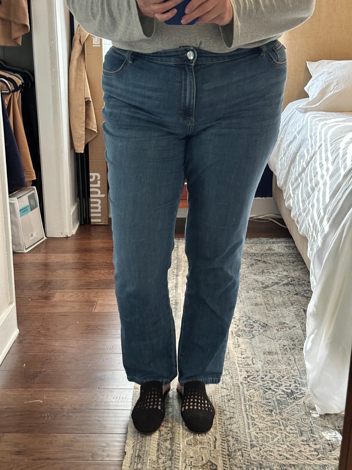 Lee Women's Plus Size Relaxed Fit Straight Leg Jean customer photo 2