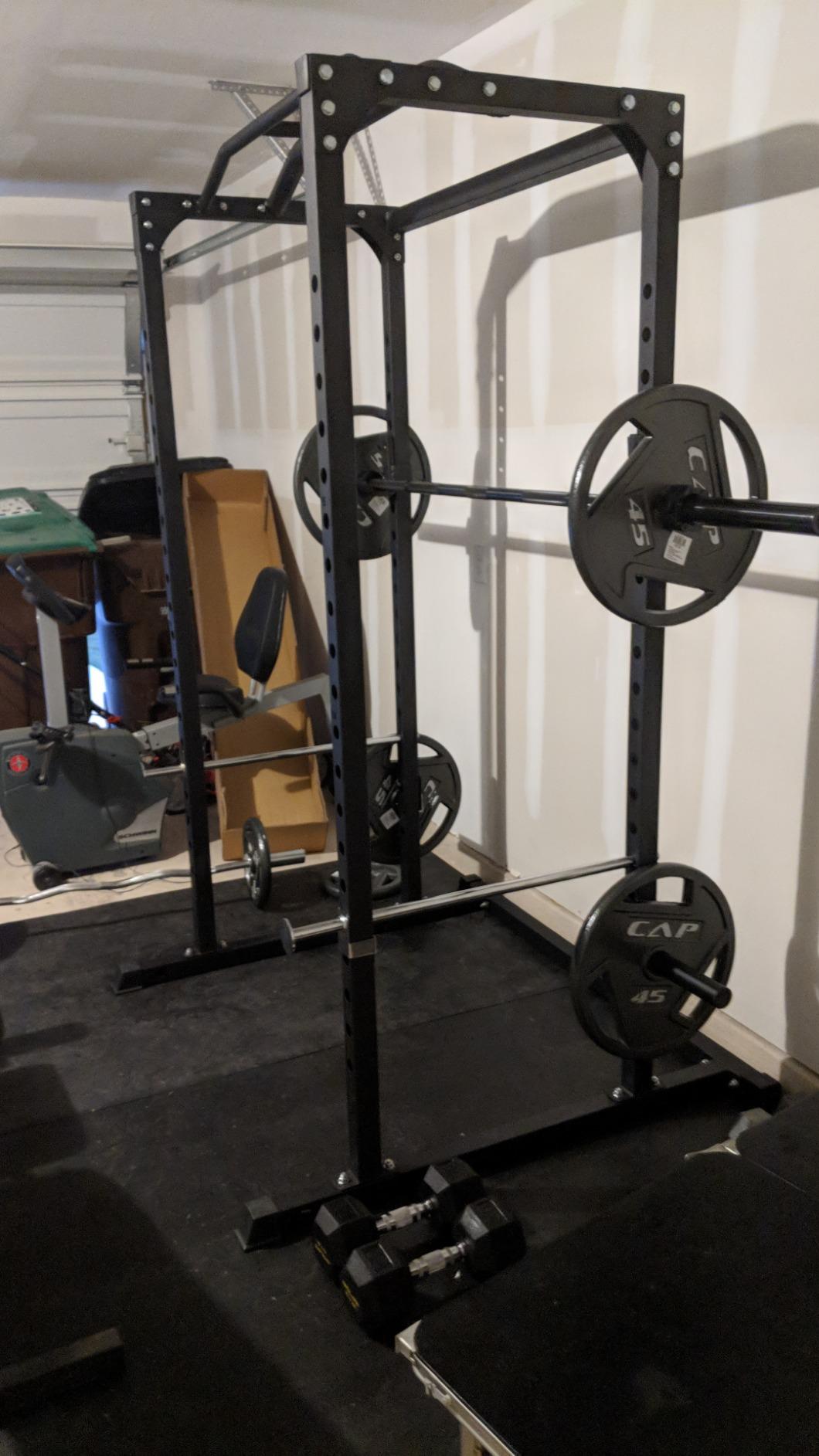 REP Fitness PR-1100 Power Rack - 700 lbs Rated Lifting Cage for Weight Training customer photo 2