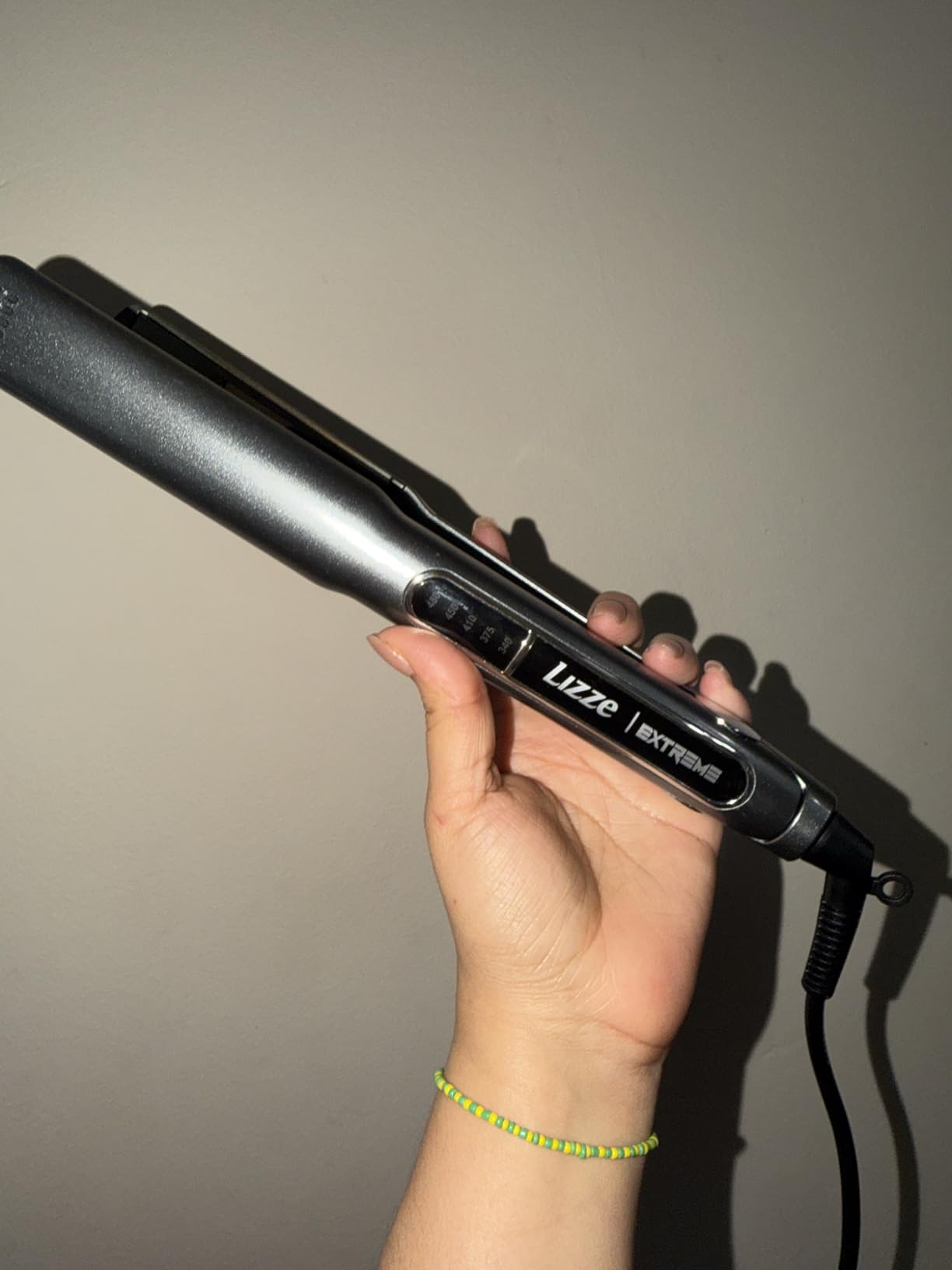 Lizze Extreme Professional Hair Straightener | Original Nano Titanium Technology Straightens Dry, Frizzy Hair Curls | 250 Deg. C. (480'f) - 110 Volts customer photo 2