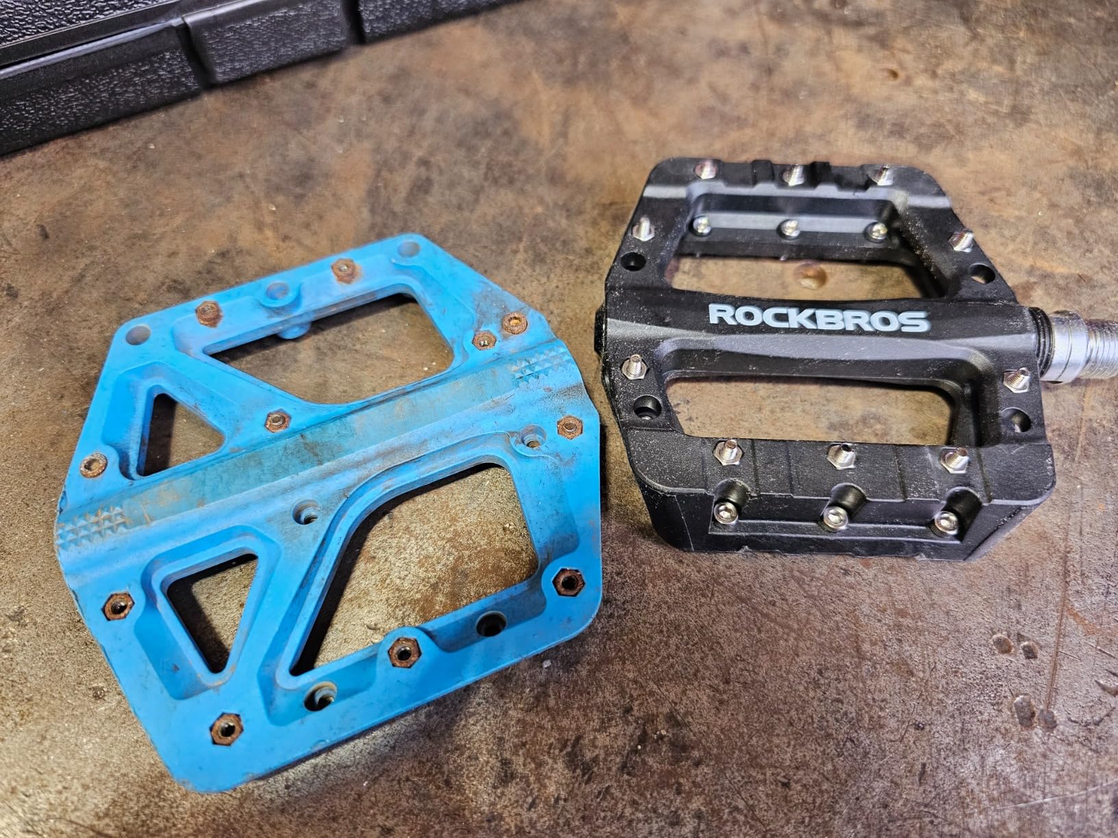 ROCKBROS MTB Pedals Mountain Bike Pedals Lightweight Nylon Fiber Bicycle Platform Pedals for BMX MTB 9/16