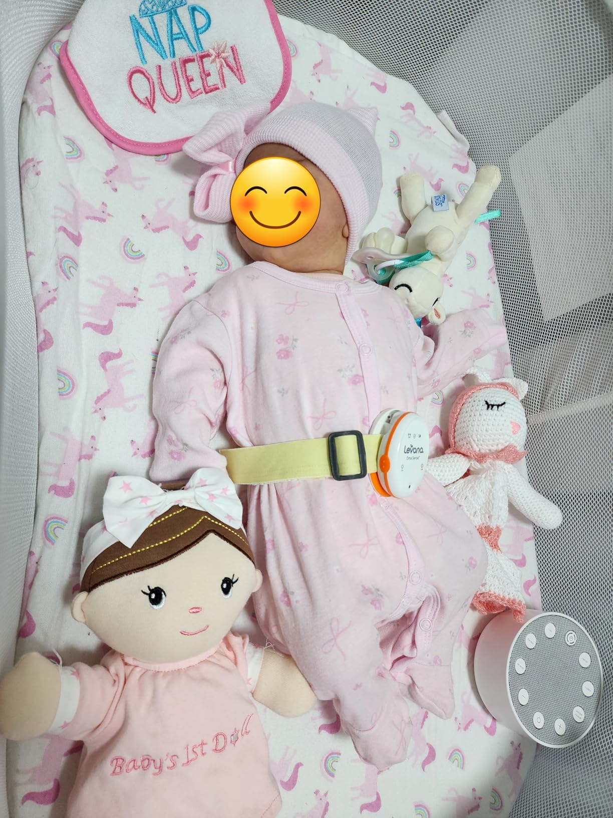Oma Sense Portable Baby Breathing Movement Monitor with Vibrations and Audible Alerts Designed to Stimulate Baby and Alert Parents customer photo 2