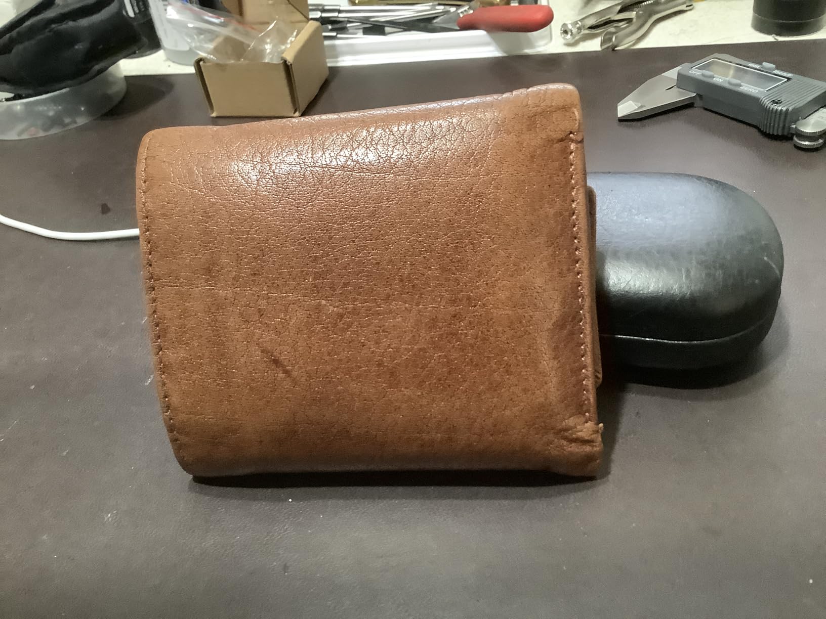 BULL GUARD Best Leather Men's RFID Trifold Wallet With ID Great Outdoor Wallet customer photo 2