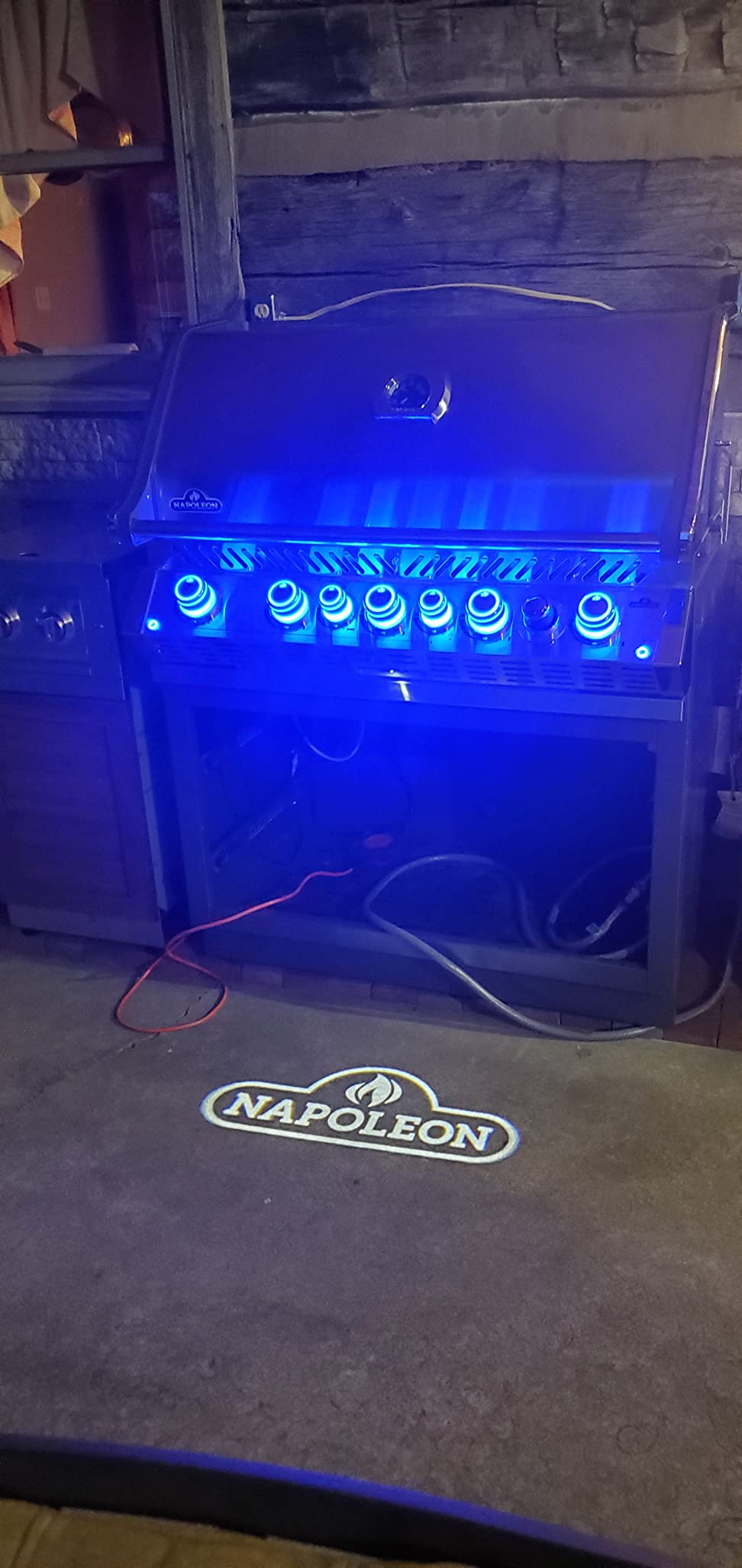 Napoleon BIPRO825RBINSS-3 Built-in Prestige PRO 825 RBI Natural Gas Grill Head, sq.in. + Infrared Infrared Bottom and Rear Burner, Stainless Steel customer photo 1