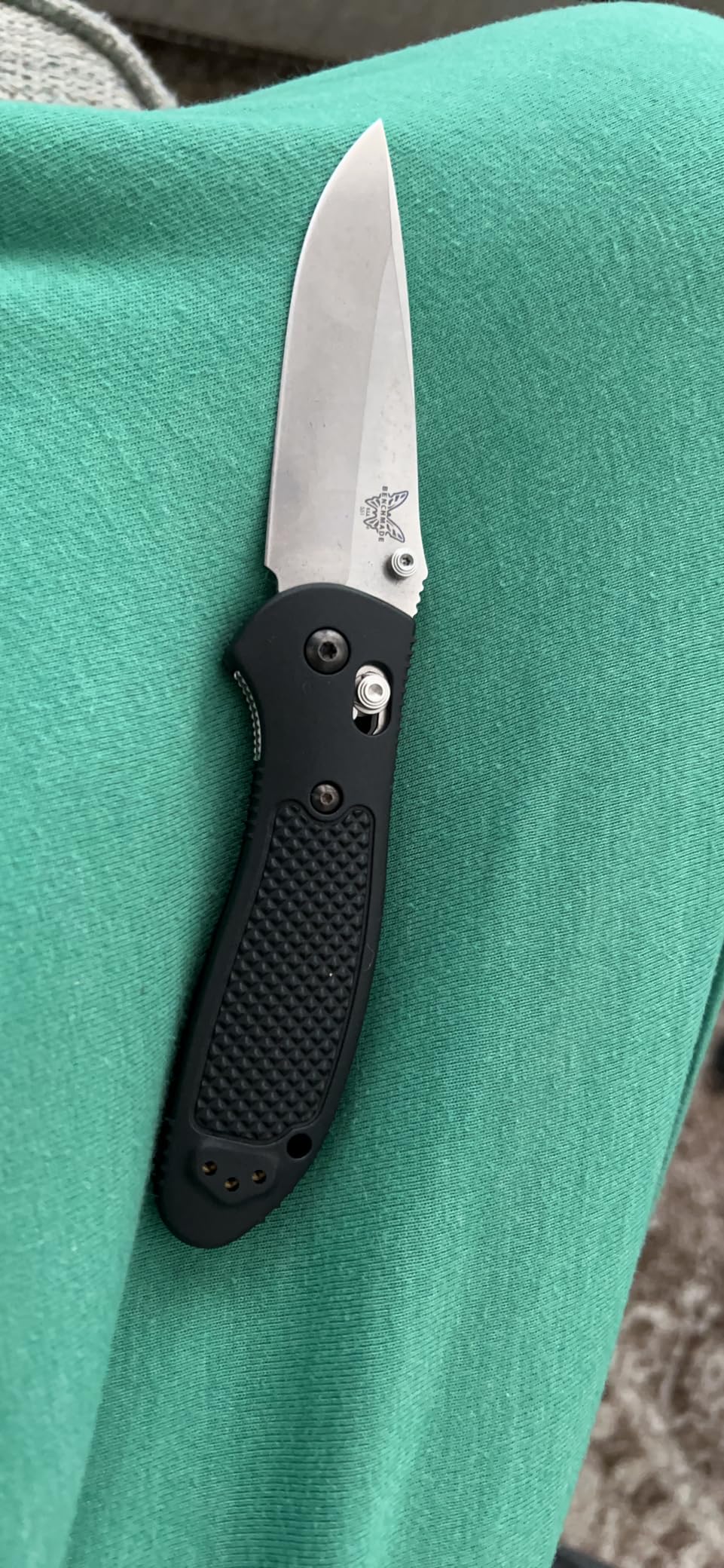Benchmade Griptilian Knife, Plain Edge, Nylon Handle, Drop-Point Blade customer photo 2