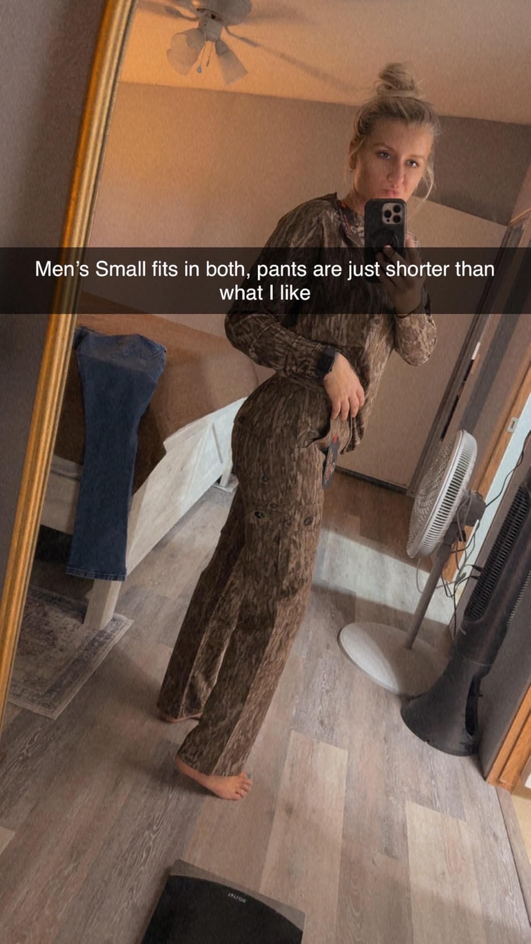Mossy Oak Mens Men's Lightweight Camo Hunting Pants Tibbee customer photo 1