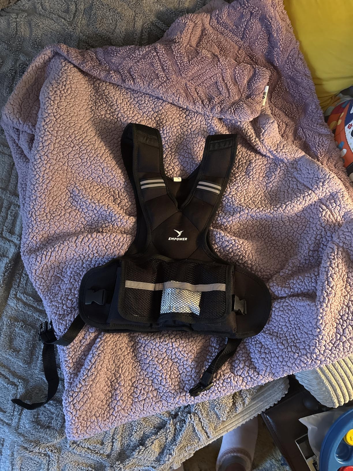 EMPOWER Weighted Vest for Women with Reflective Strips - Fixed 8lbs, Adjustable 4-10lbs (4 in1) or Adjustable 10-16lbs (4 in 1), Strengthen Muscles, Boost Bone Health, and Burn More Calories for Workout - Rucking Vest customer photo 1