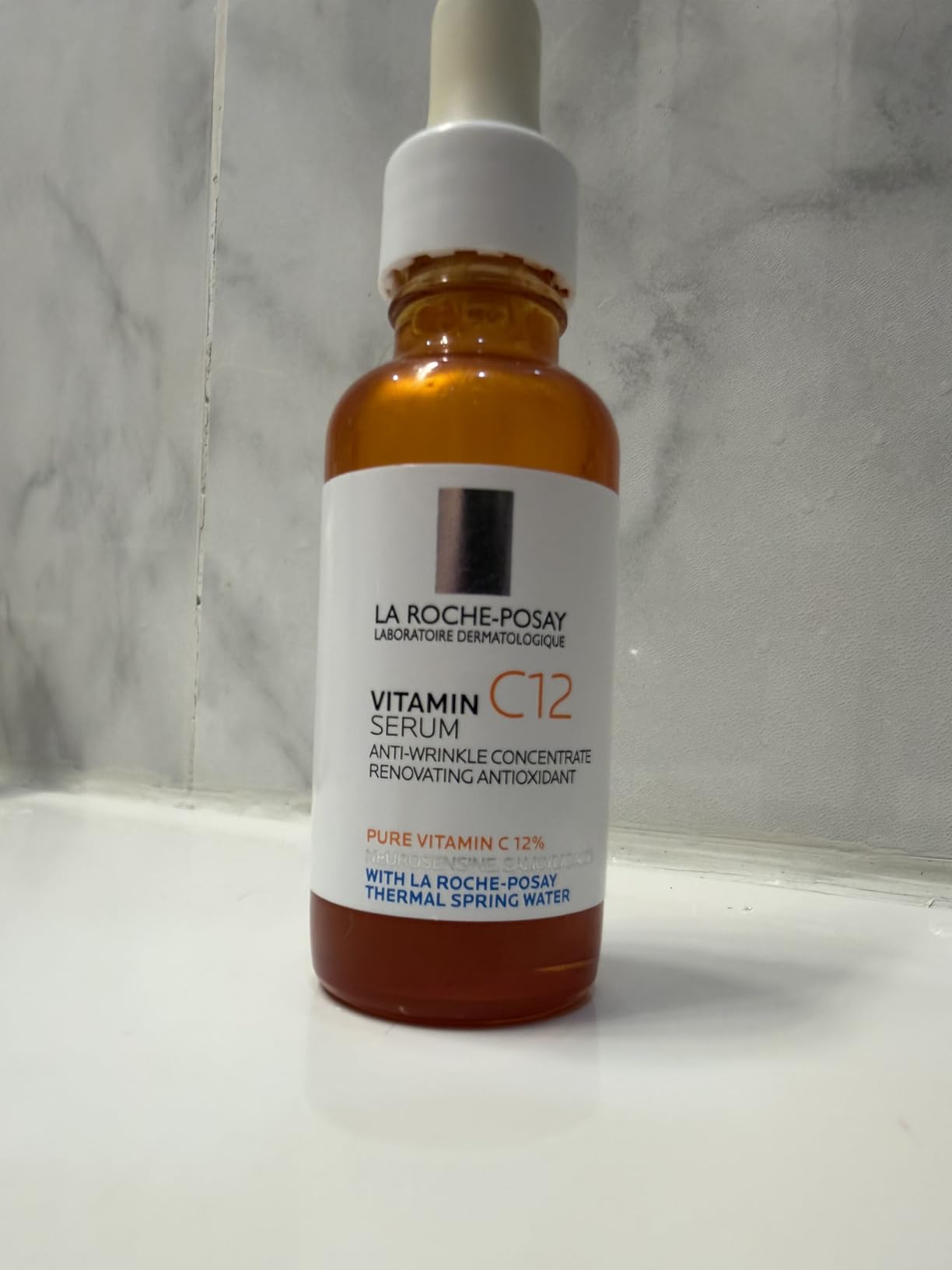 La Roche-Posay Pure 12% Vitamin C Serum For Face With Hyaluronic Acid & Salicylic Acid, Hydrating Face Serum, Boost Radiance & Reduce Wrinkles, 2 Formulas for Normal or Oily Skin Control customer photo 1