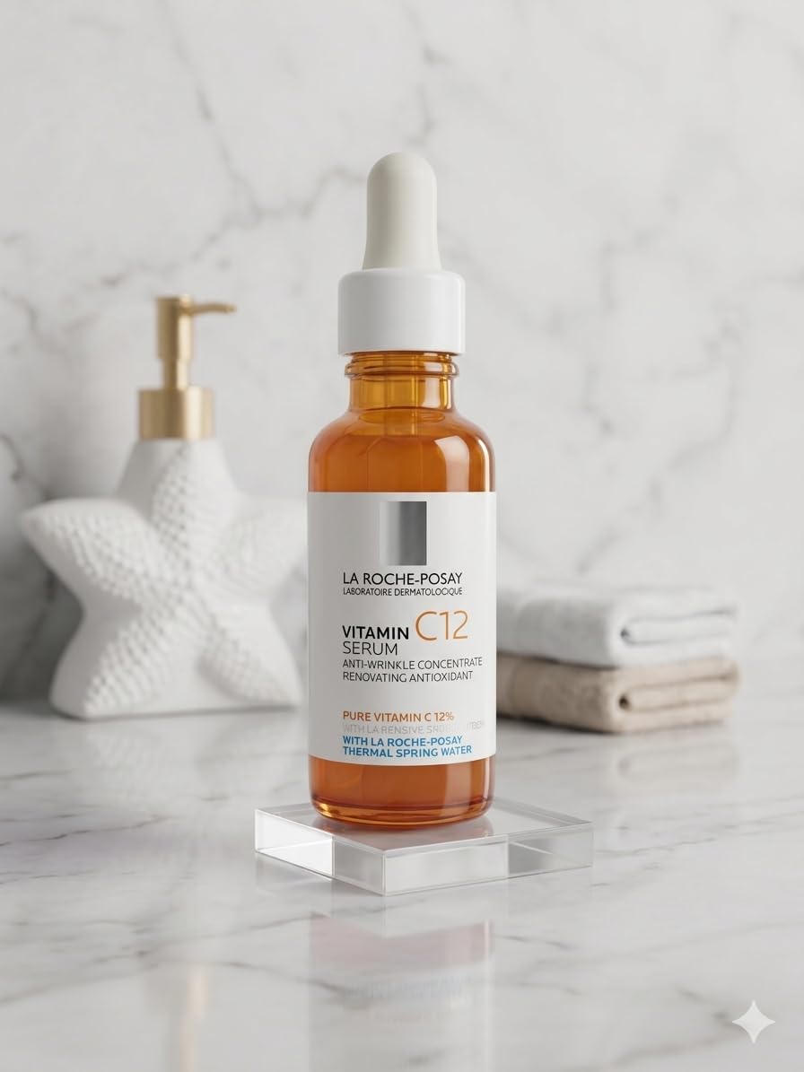 La Roche-Posay Pure 12% Vitamin C Serum For Face With Hyaluronic Acid & Salicylic Acid, Hydrating Face Serum, Boost Radiance & Reduce Wrinkles, 2 Formulas for Normal or Oily Skin Control customer photo 2