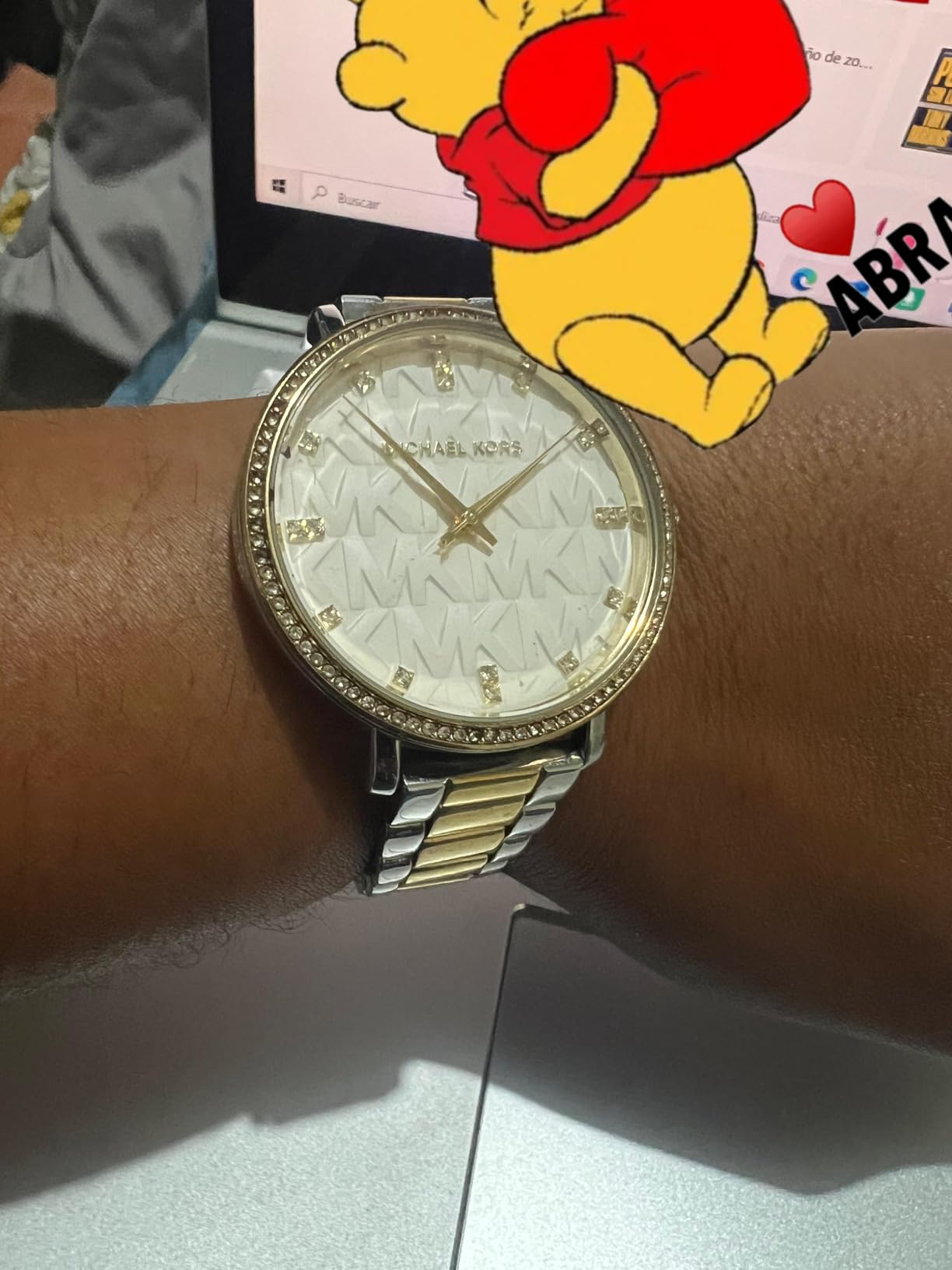 Michael Kors Pyper Women's Watch, Stainless Steel Watch for Women with Steel, Leather, or Silicone Band customer photo 2