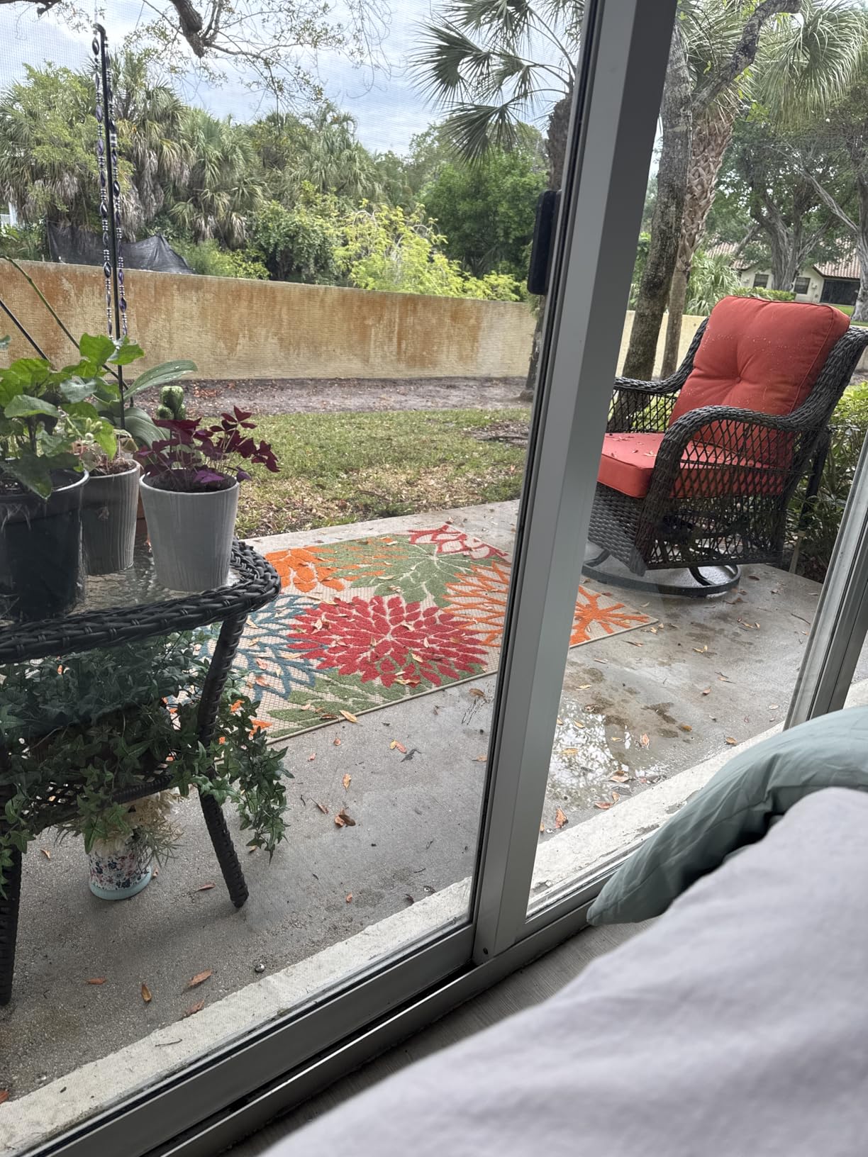 Best Choice Products 3-Piece Outdoor Wicker Patio Bistro Set w/ 2 360-Degree Swivel Rocking Chairs and Tempered Glass Top Side Table - Rust customer photo 1