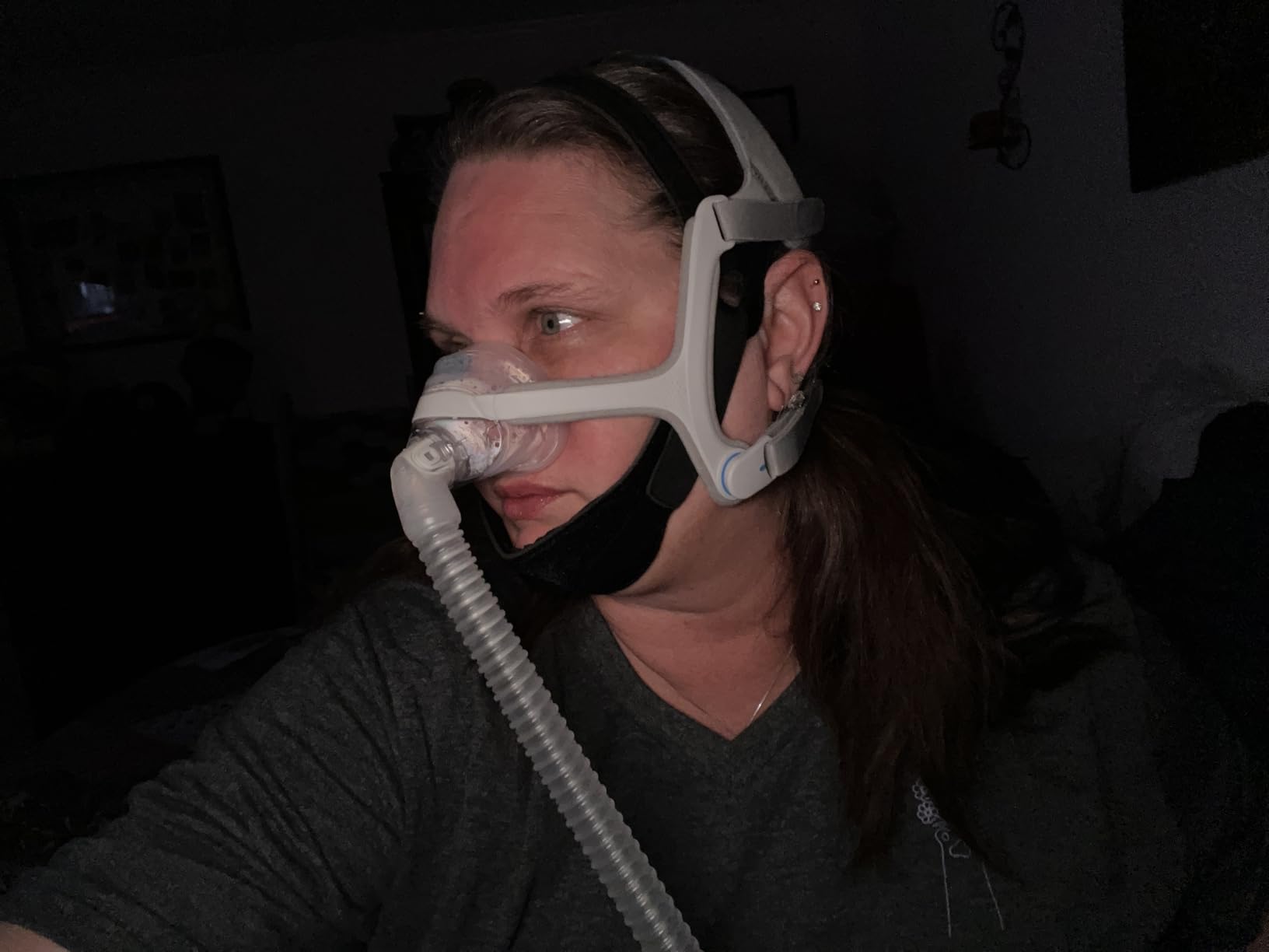 Anti Snoring Chin Strap for Men and Women CPAP Users - Chin Strap for Sleeping - Effective Snore Solution for Excessive Snoring customer photo 1