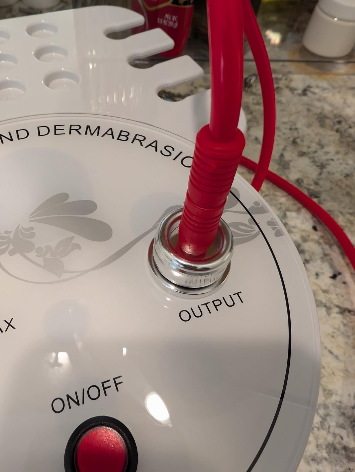 Diamond Microdermabrasion Machine, Yofuly 3 in 1 Professional Microdermabrasion Machine with Vacuum Glass Tube and Spray Bottle for Home Use Skin Care customer photo 1