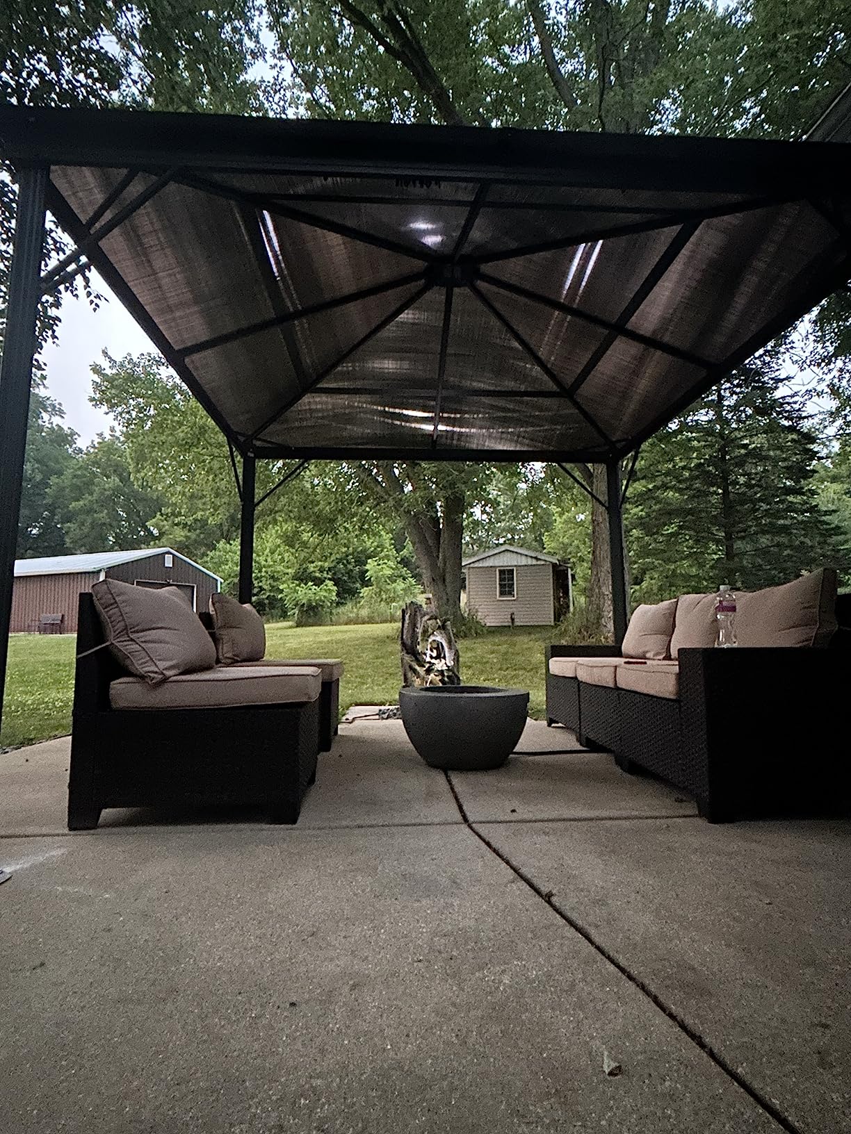 Best Choice Products 10x10ft Hardtop Gazebo, Outdoor Aluminum Canopy for Backyard, Patio, Garden w/Side Curtains, Mosquito Netting, Zippered Door customer photo 2
