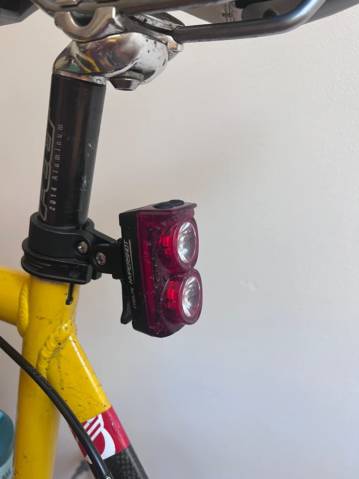 Cygolite Hypershot 350 Lumen Bike Tail Light - 7 Night & Daytime Modes - User Adjustable Flash Speeds - Compact & Durable - IP64 Water Resistant - USB Rechargeable customer photo 2