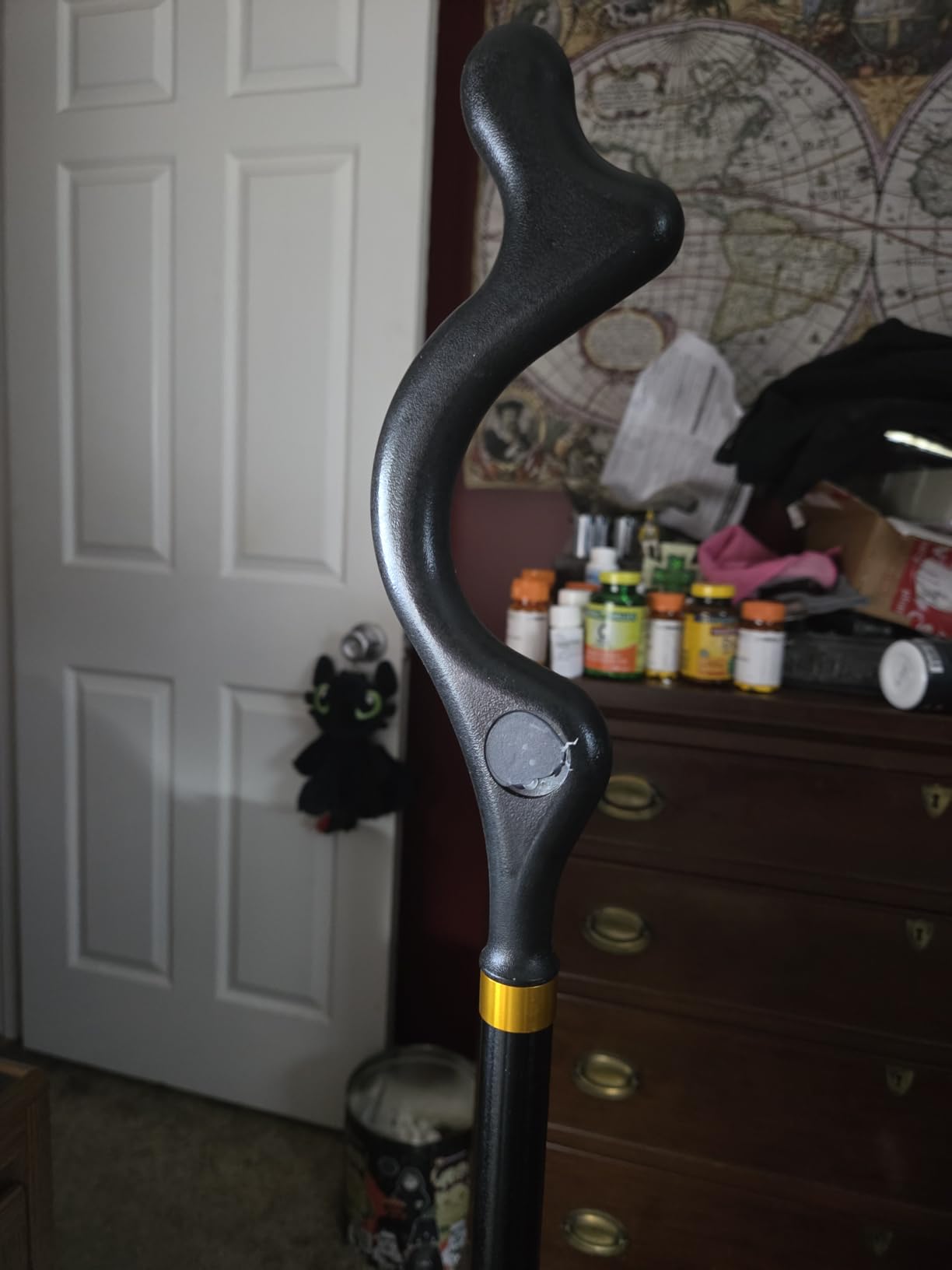Walking Cane for Men and Women - Special Balancing Stick With 10 Adjustable Heights - Self Standing, Folding, Portable, Collapsible, and Comfortable customer photo 1