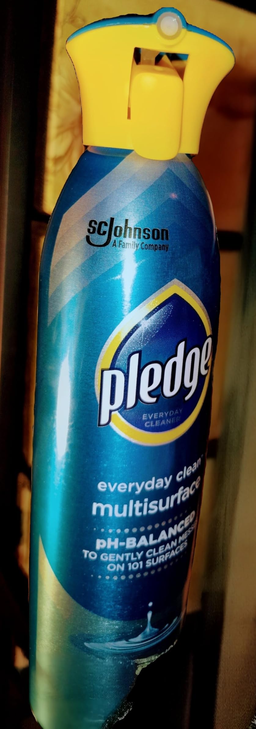 Pledge pH-Balanced Multisurface Spray, Gently Clean 101 Surfaces, Remove Dust and Messes, No Residue - Rainshower Scent, 9.7oz, Pack of 3 customer photo 1