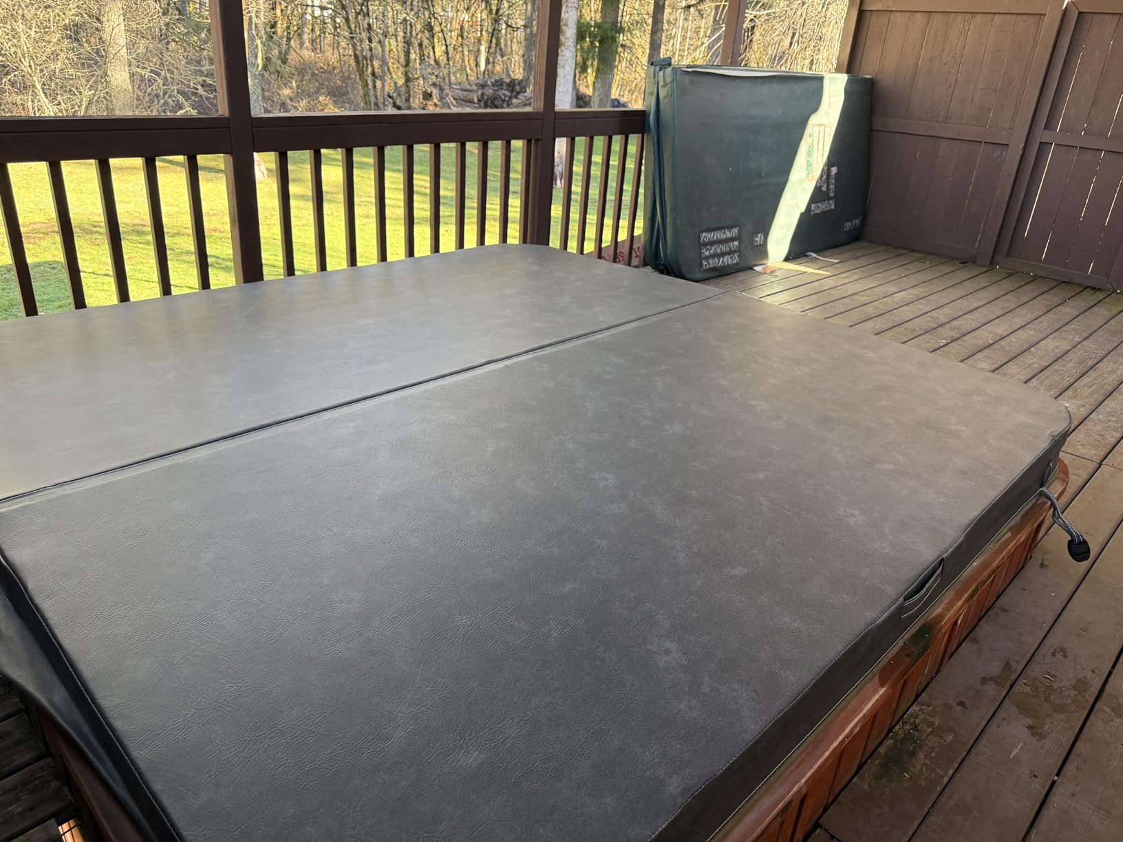 The Cover Guy Premium Hot Tub Cover | Custom Made Replacement Spa Cover | Energy-Saving Hot Tub Covers Built for All Climates | 6, 5, or 4 inch Taper customer photo 2