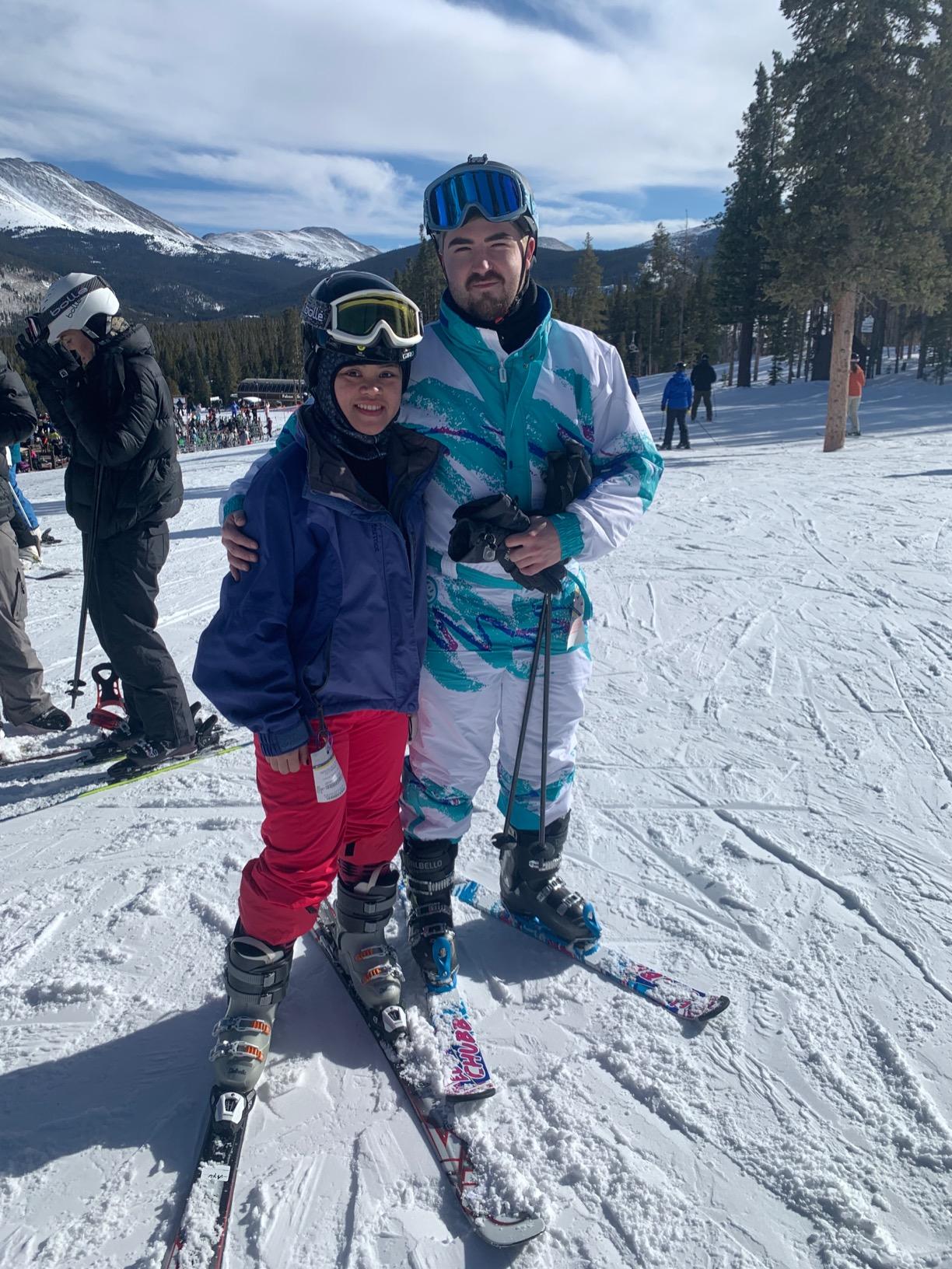 5th Element 99cm Ski Blades, Ski Boards, Snowblades | Adjustable Non-Release Bindings -Twin Tip Freestyle Mini Skis Short Skis - for Tricks, All Mountain customer photo 2