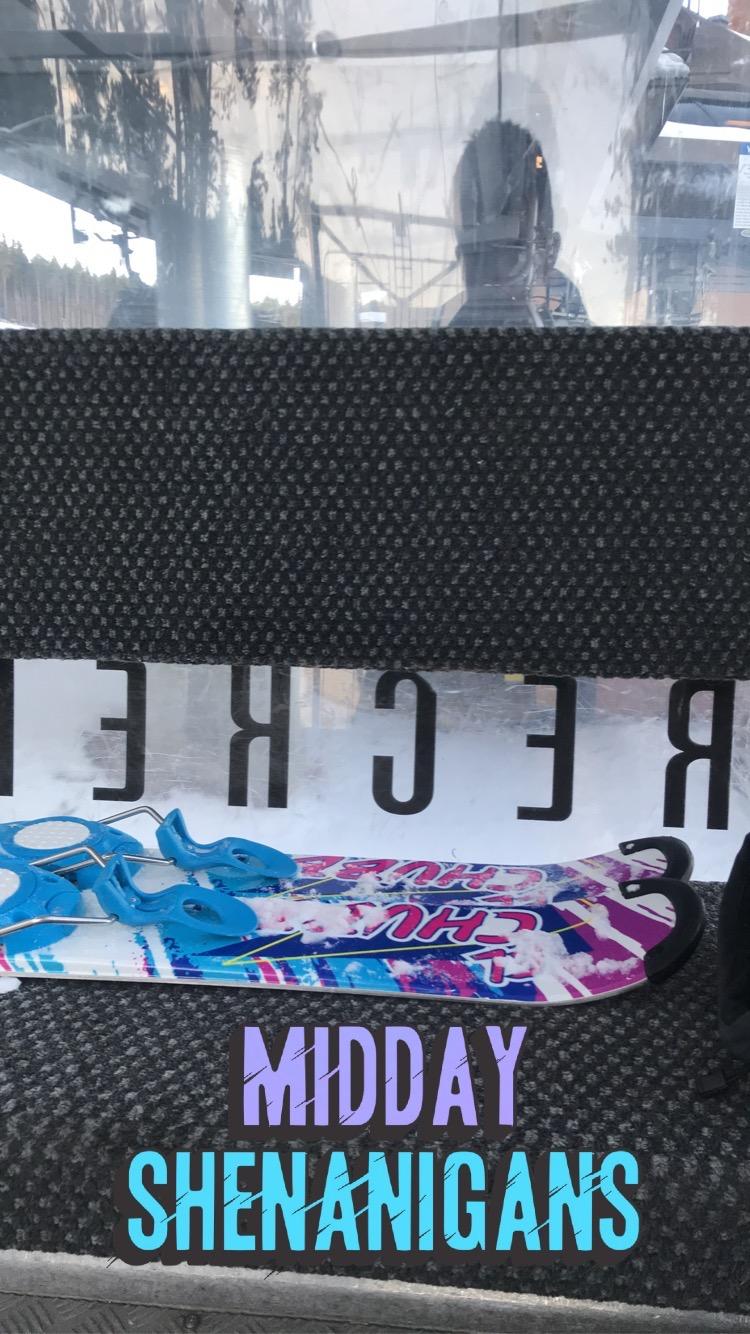 5th Element 99cm Ski Blades, Ski Boards, Snowblades | Adjustable Non-Release Bindings -Twin Tip Freestyle Mini Skis Short Skis - for Tricks, All Mountain customer photo 3