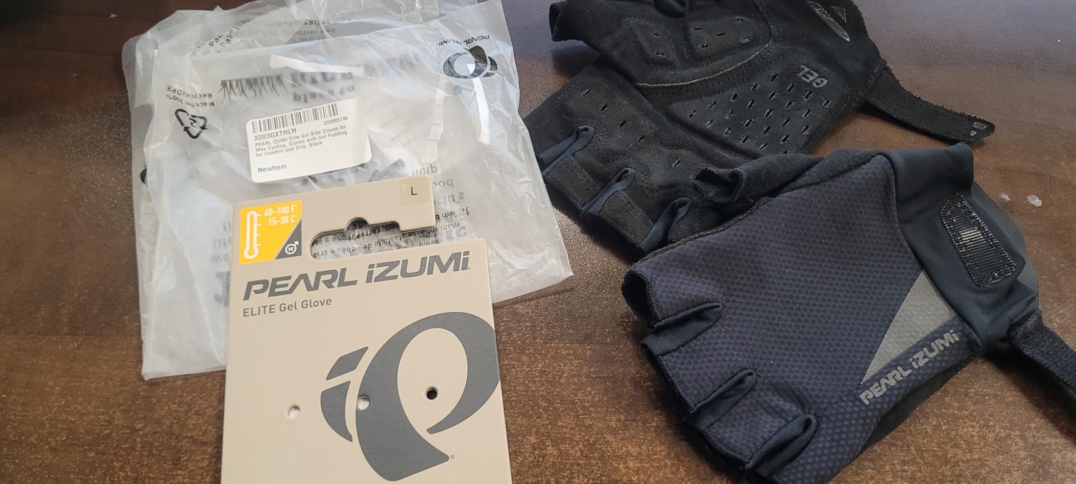 PEARL IZUMI Elite Gel Bike Gloves for Men Cycling, Gloves with Gel Padding for Comfort and Grip, Black customer photo 2