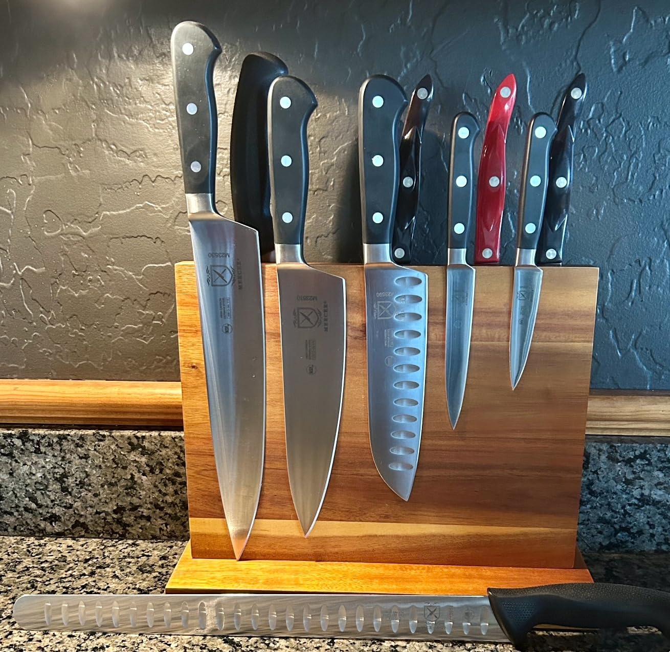 Home Kitchen Magnetic Knife Block Holder Rack with Strong Enhanced Magnets customer photo 1