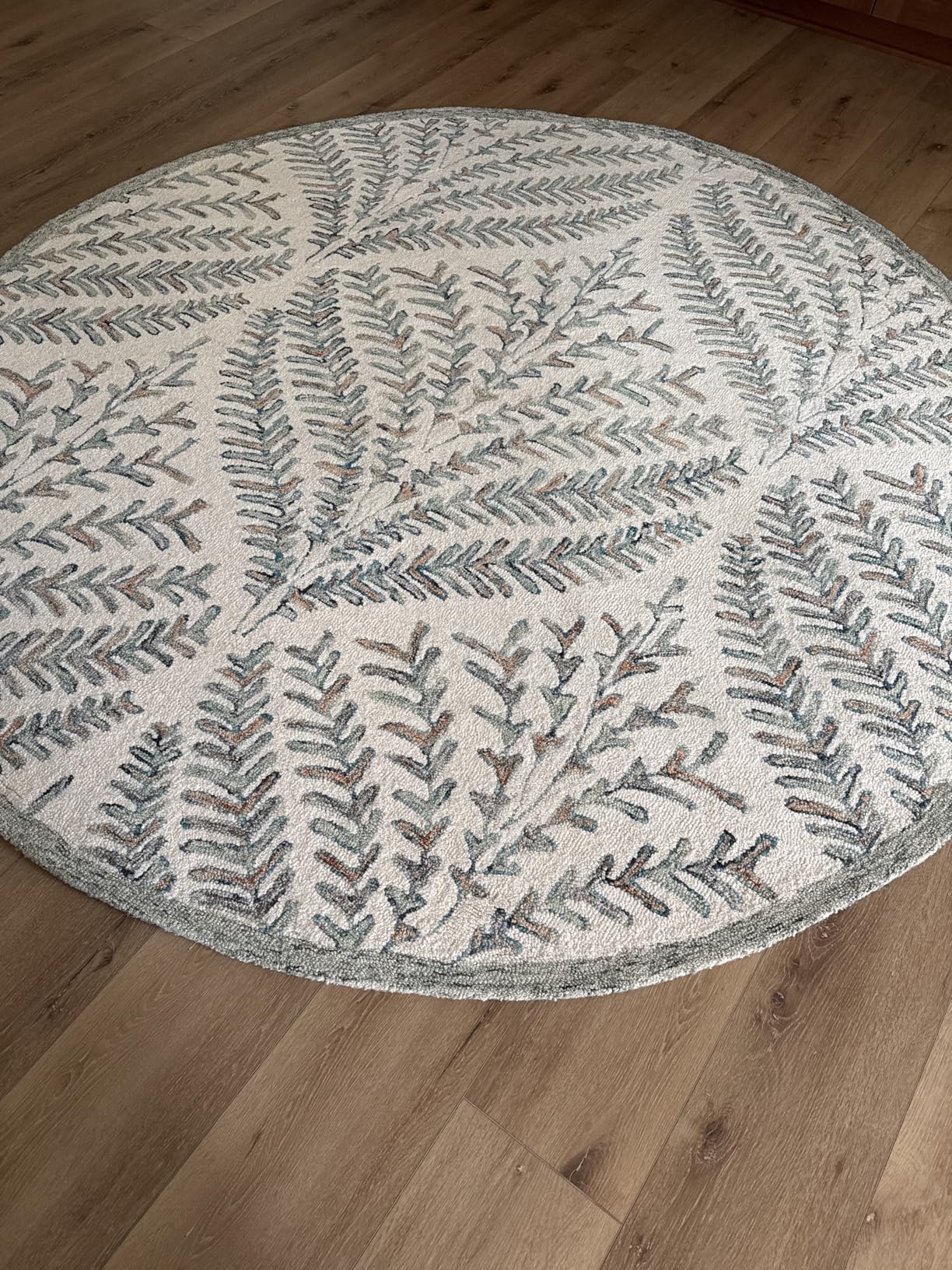 SAFAVIEH Area Rug 8x10 - Capri Collection - Large - Ivory & Blue, Handmade Wool, Ideal for Living Room, Bedroom, Office, Dining Space (CPR208A) customer photo 2