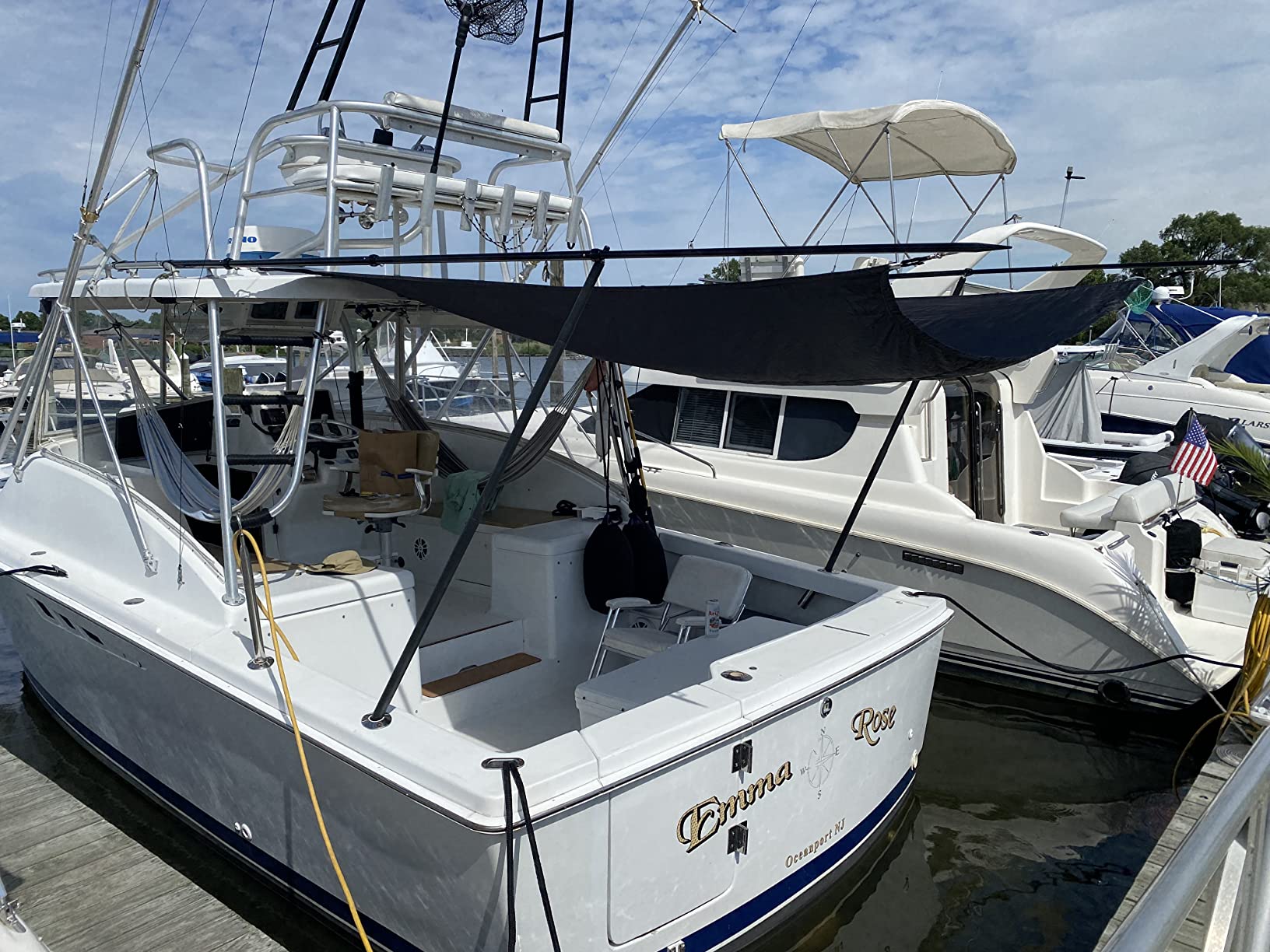 Tigress XD Telescoping Aluminum 12' Center Outrigger, Ideal for Sport Fishing Boats up to 40 feet, Features Tigress XD 316 L Stainless Steel for Durability customer photo 1