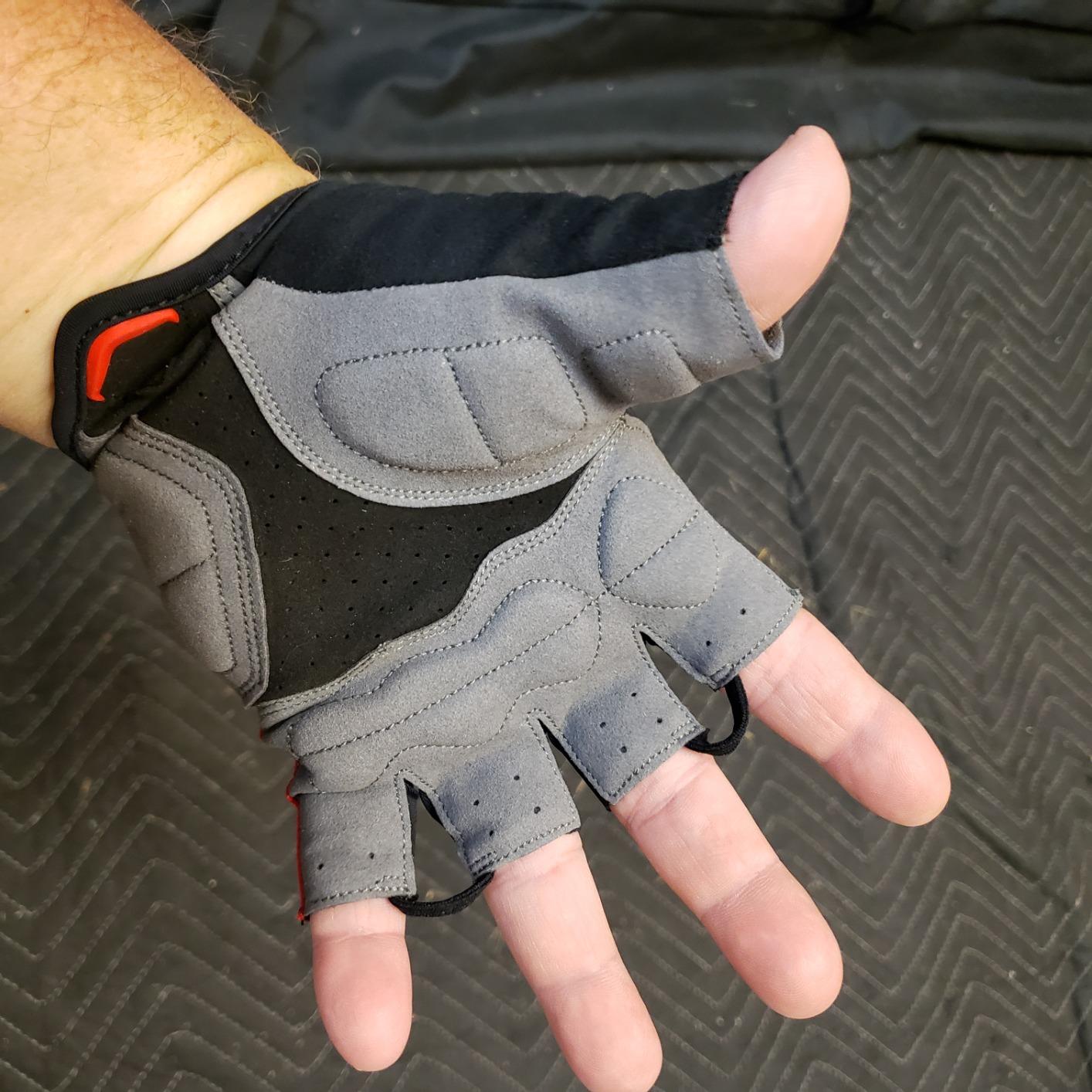 Souke Sports Cycling Bike Gloves - Padded Half Finger Bicycle Gloves with Shock-Absorbing, Anti-Slip, Breathable MTB & Road Biking Features for Men & Women customer photo 2