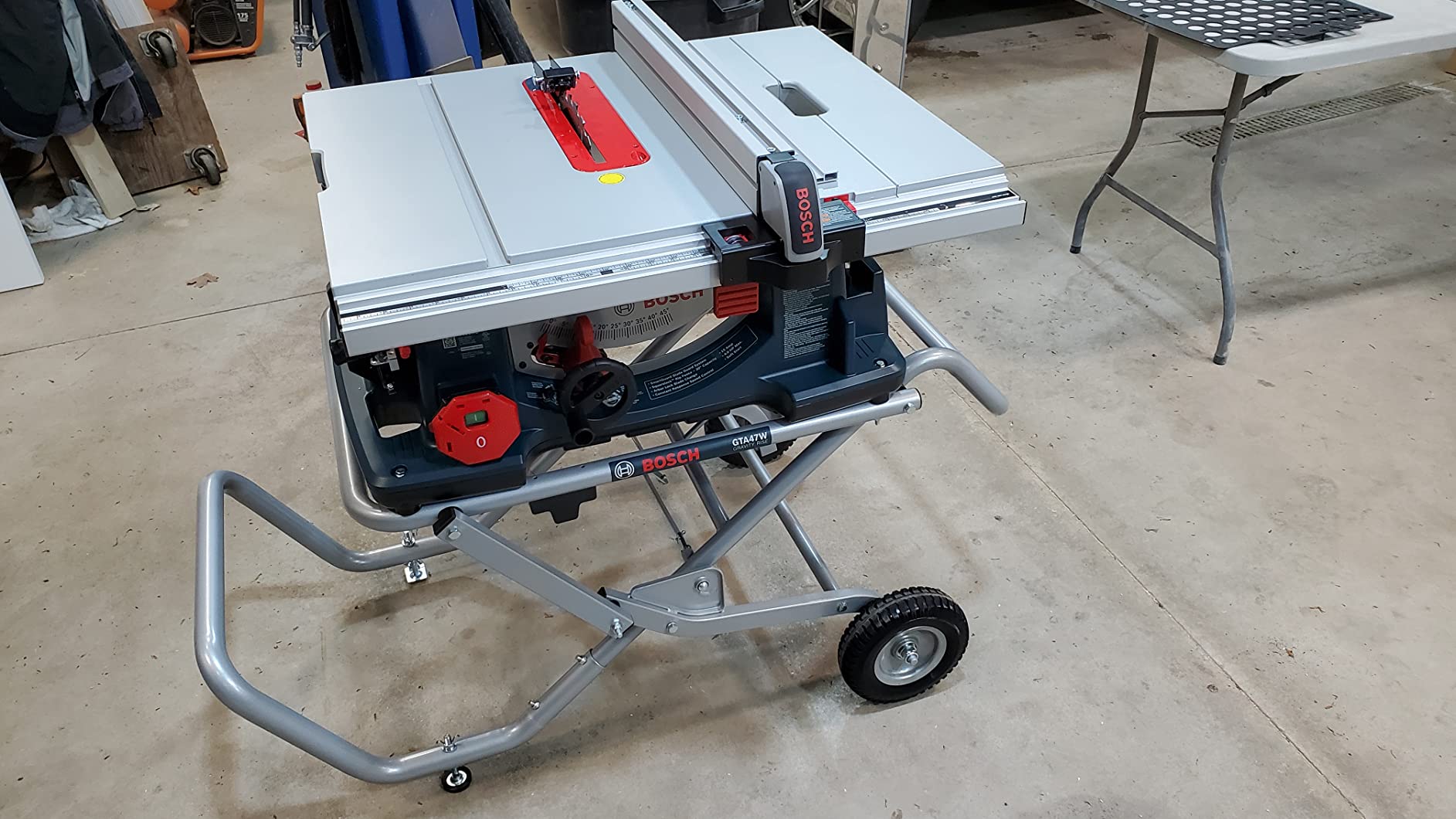 BOSCH 4100XC-10 10 In. Worksite Table Saw with Gravity-Rise Wheeled Stand customer photo 1