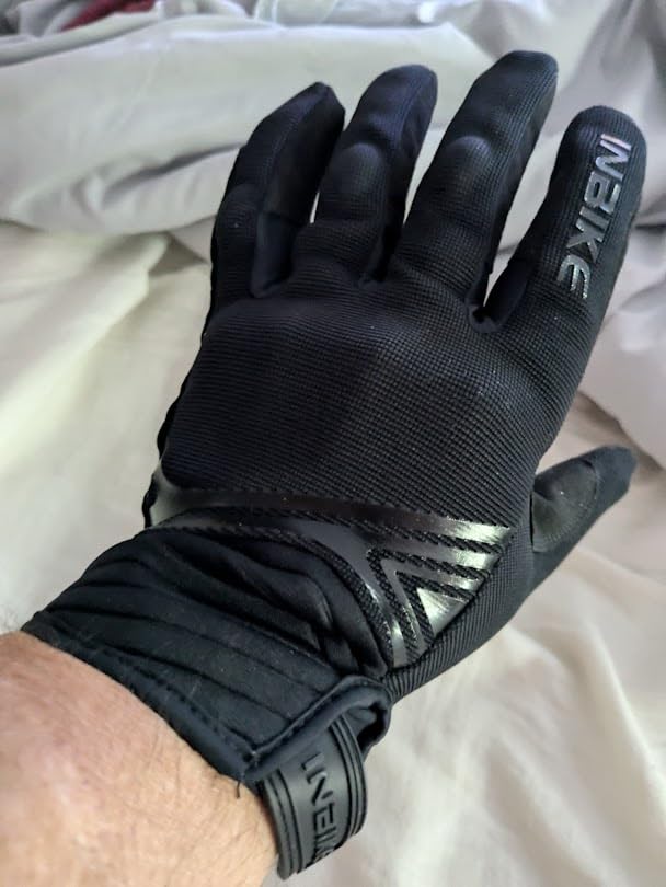 INBIKE Breathable Mesh Motorcycle Gloves Touchscreen with TPR Palm Pad Hard Knuckles customer photo 1