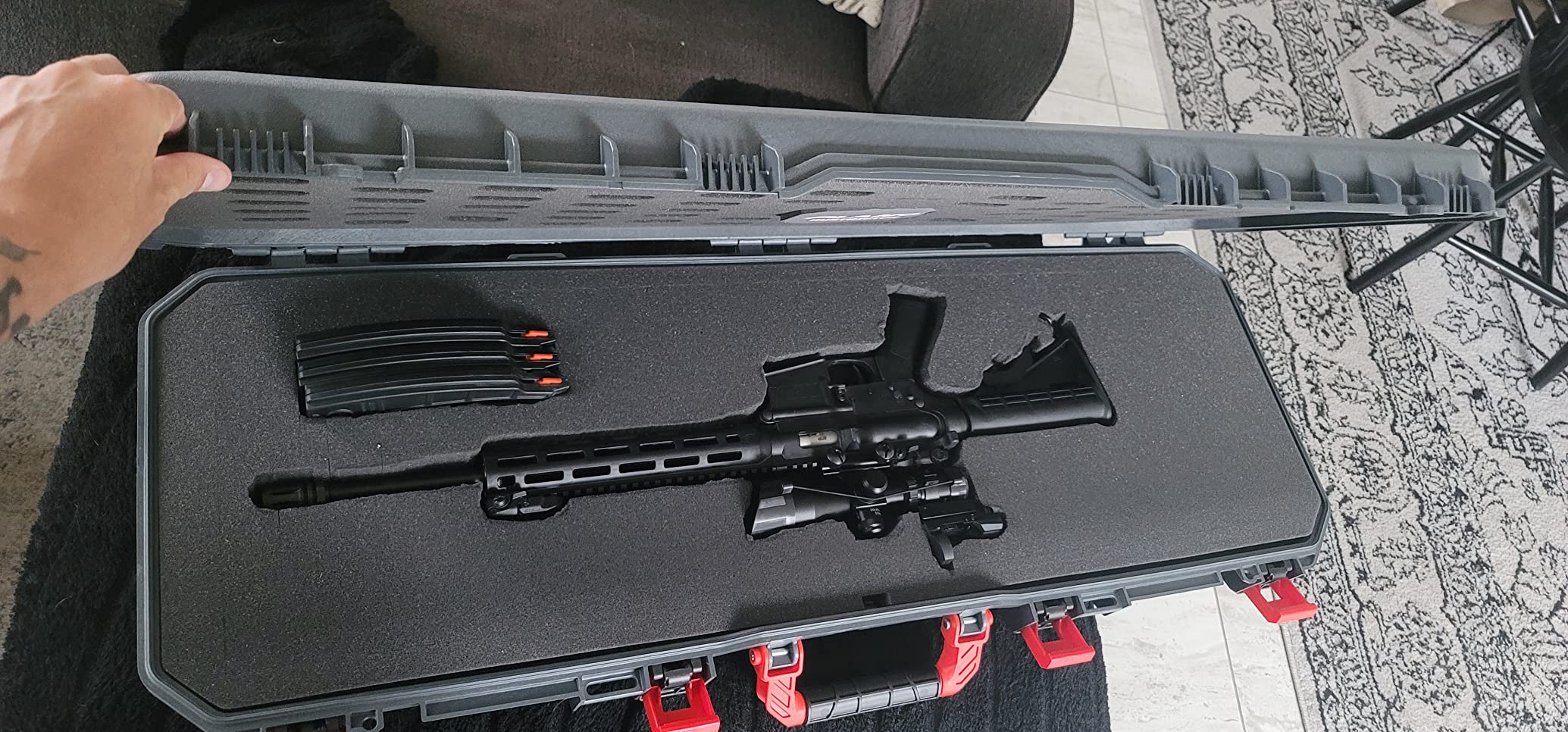 Plano All Weather Gun Case with Rustrictor | Premium Watertight Tactical Gun Case customer photo 2
