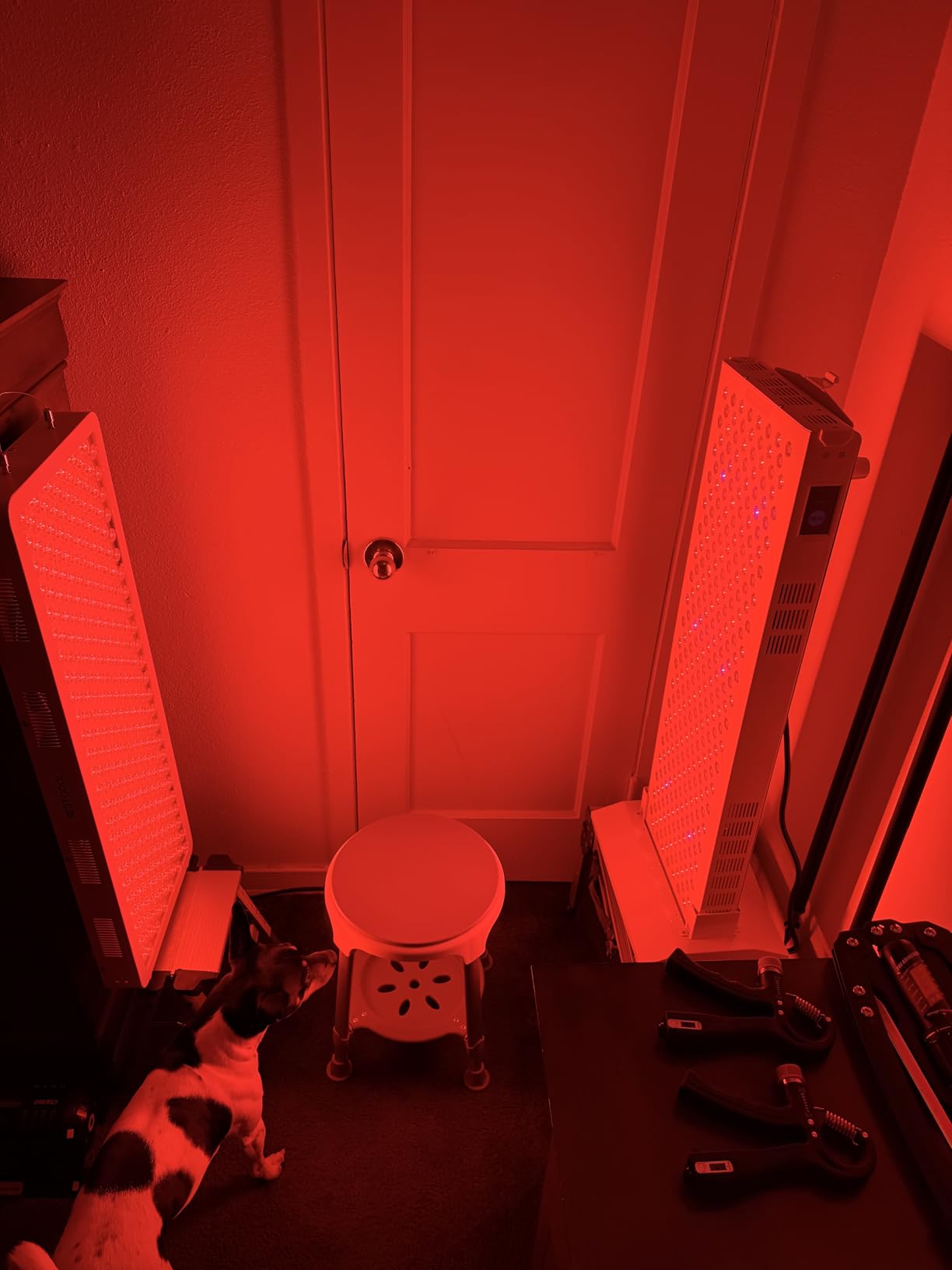 BestQool Red Light Therapy Panel for Body, Face. 4 Wavelengths Elite Grade Full Body Near Infrared Therapy Device Dual Chip 200 LEDs, High Power Red Light Lamp at Home. 340W. customer photo 2