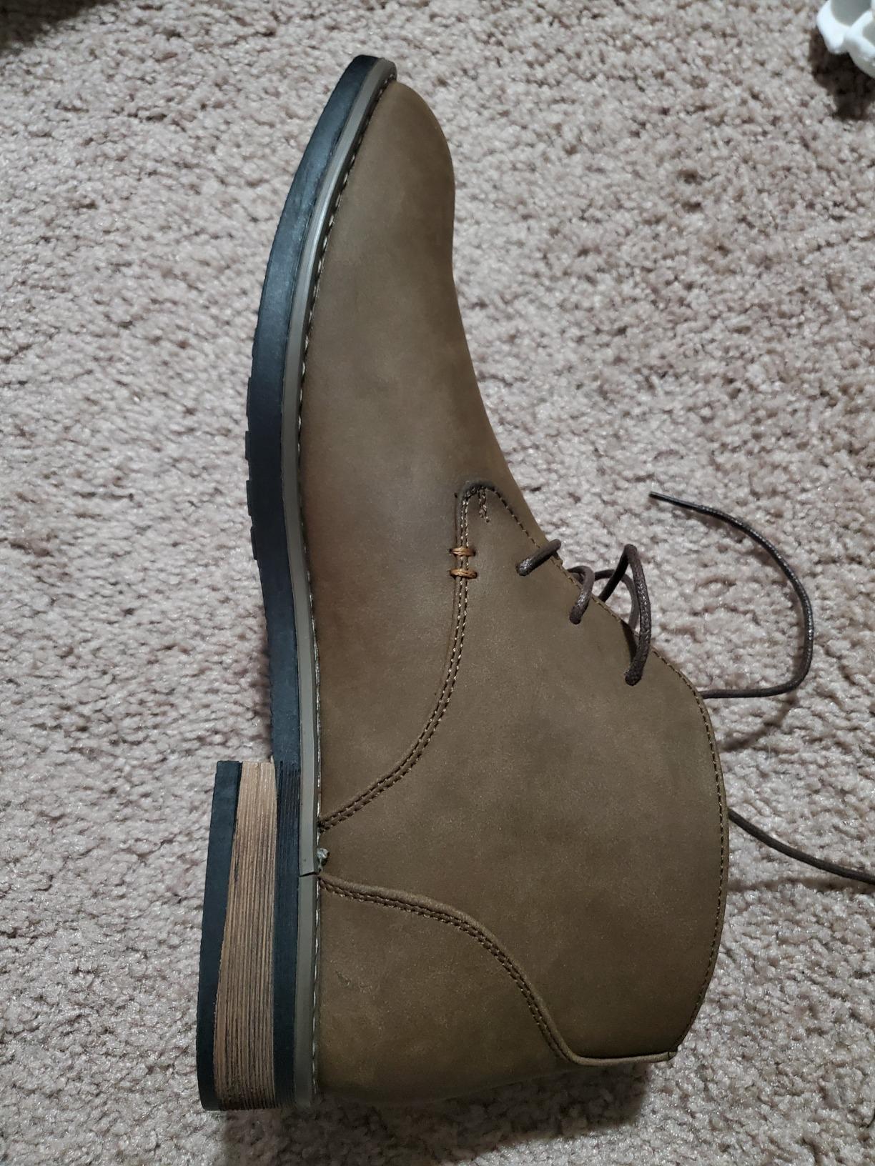 Men's Chukka Boots Lace Up Desert Ankle Boots Classic Causal Dress Boots for Men customer photo 1