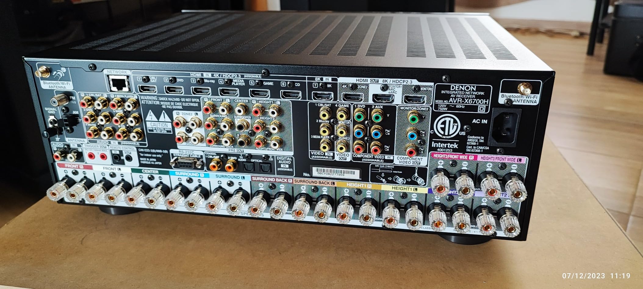 Denon AVR-X6700H 8K Ultra HD 11.2 Channel (140Watt X 11) AV Receiver - 3D Audio & Video with IMAX Enhanced, Built for Gaming, Music Streaming, Alexa + HEOS customer photo 2