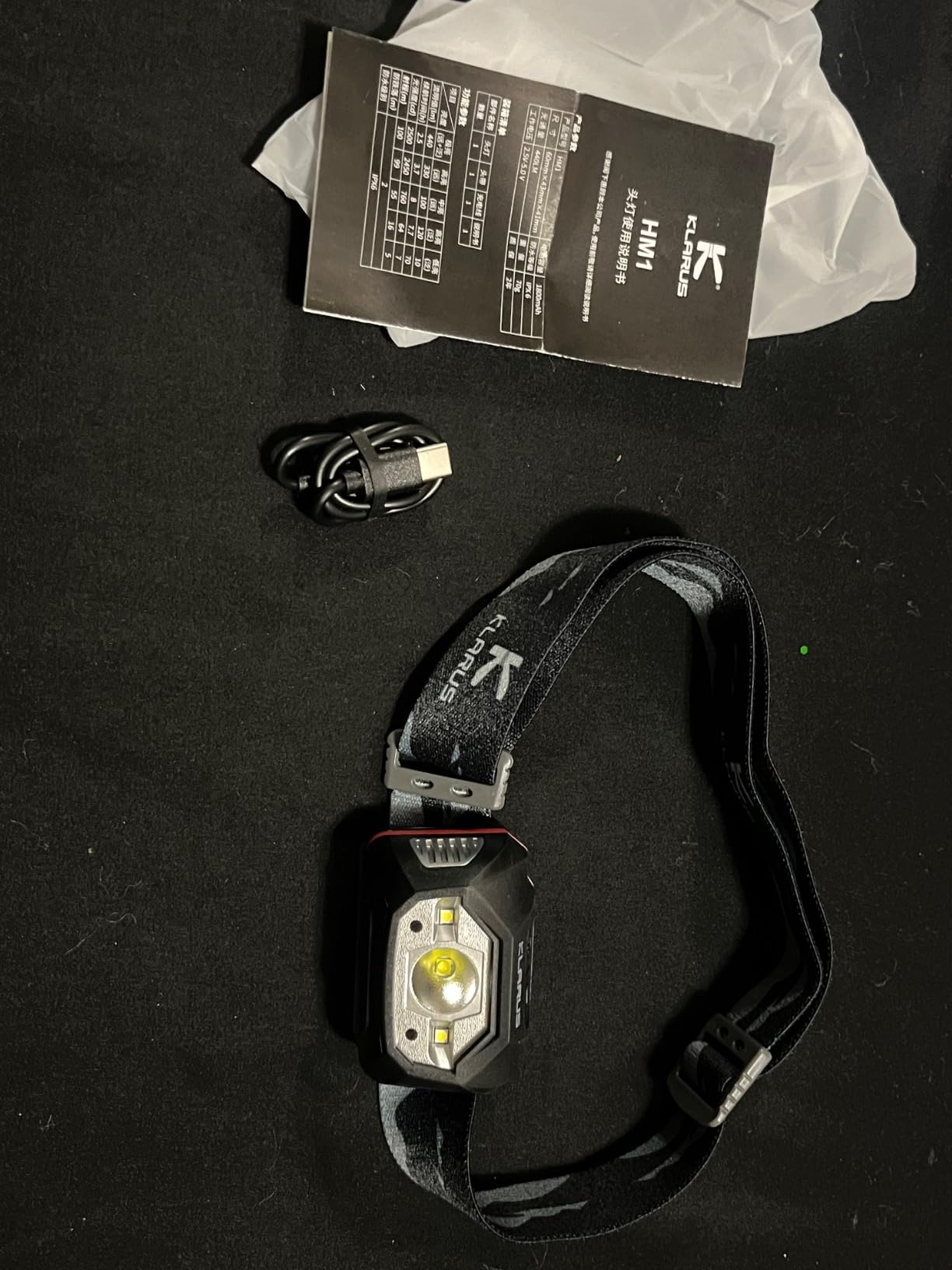 Klarus HM1 IPX6 Waterproof Rechargeable Headlamp with Motion Sensor, 70 Hours Long Battery Life, Full Charge in 2.5 Hours, 440 Lumens Consistent Output, Shock and Drop Resistant customer photo 2