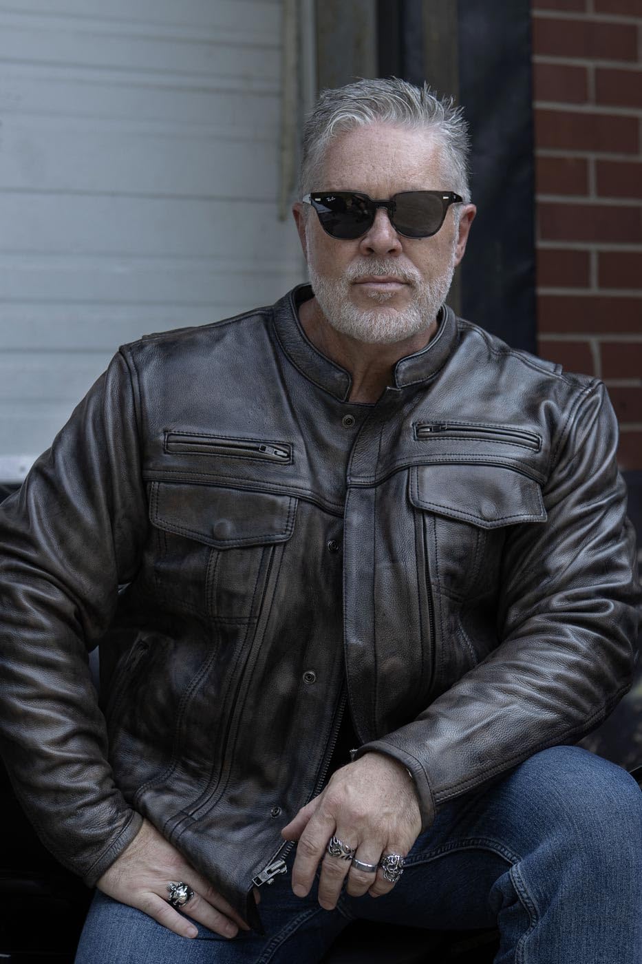 Milwaukee Leather MLM1506 Men's 'Cool-Tec' Black Real Leather Scooter Style Motorcycle Jacket with Utility Pockets customer photo 2