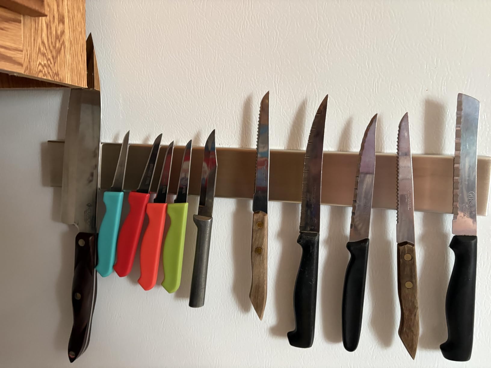 GORILLA GRIP 304 Stainless Steel Magnetic Knife Holder for Wall, 18 in customer photo 1