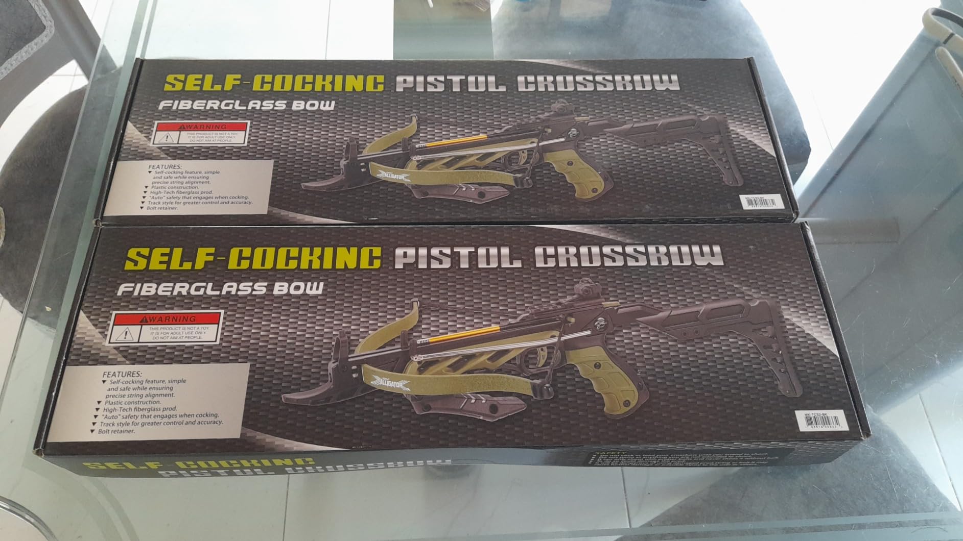 80lbs Black Self Cocking Hunting Crossbow 225+ FPS + 3pc Arrows Bow New customer photo 1