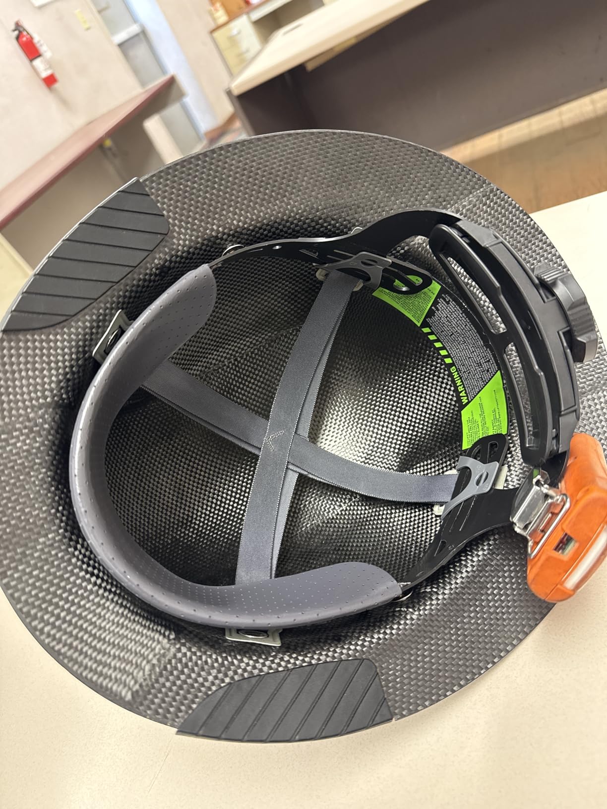 LIFT SAFETY Dax Carbon Fiber Full Brim Hard Hat | Safety/Construction Helmet w/ 6 Point Suspension for Comfort & Impact Protection customer photo 1