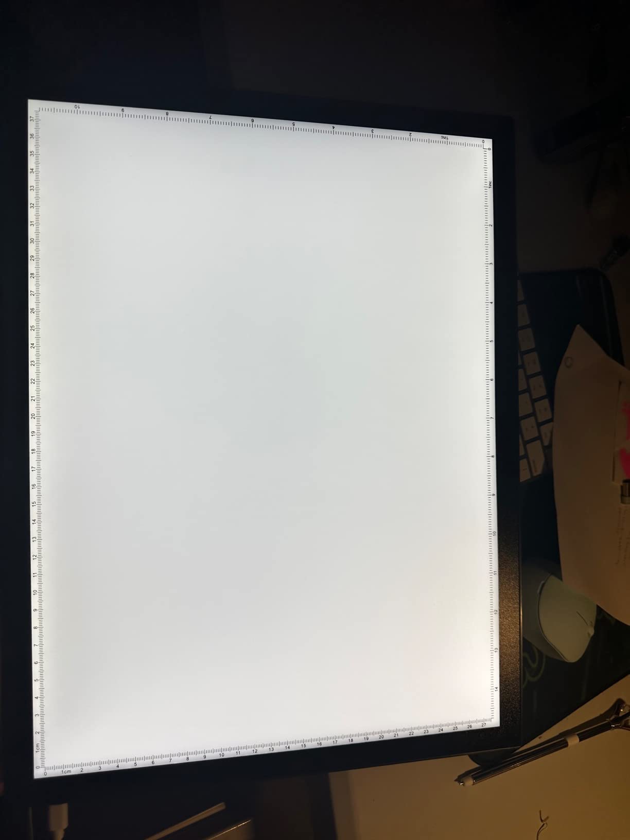 WELZK Light Board A3, 16.6x12.6inchs Light Pad, Side Button Design, 9 Levels/Stepless Dimming, Light Box Widely for Diamond Painting, Tracing, Weeding Vinyl etc. customer photo 2